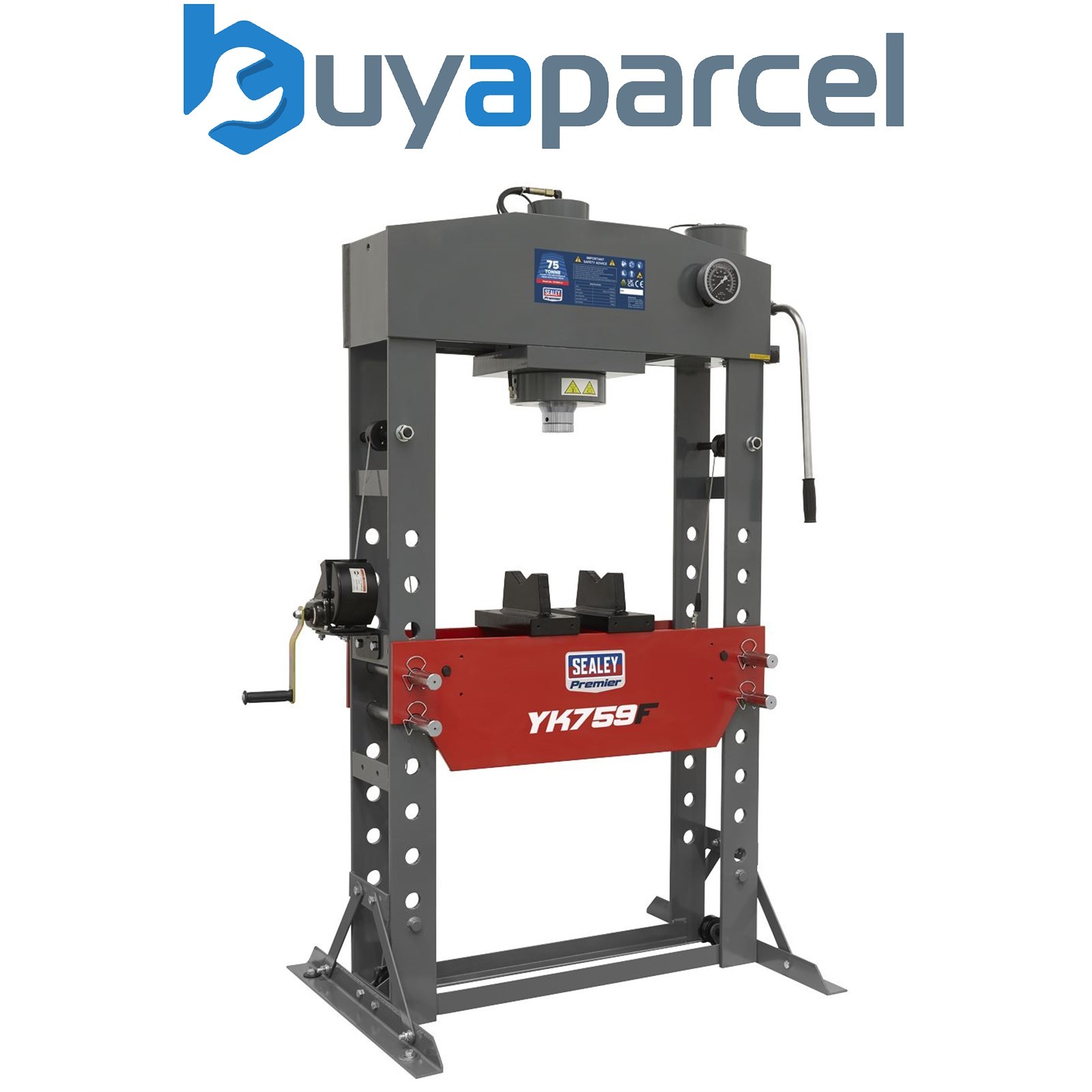 Sealey YK759F Premier Hydraulic Floor Type Press 75 Tonne