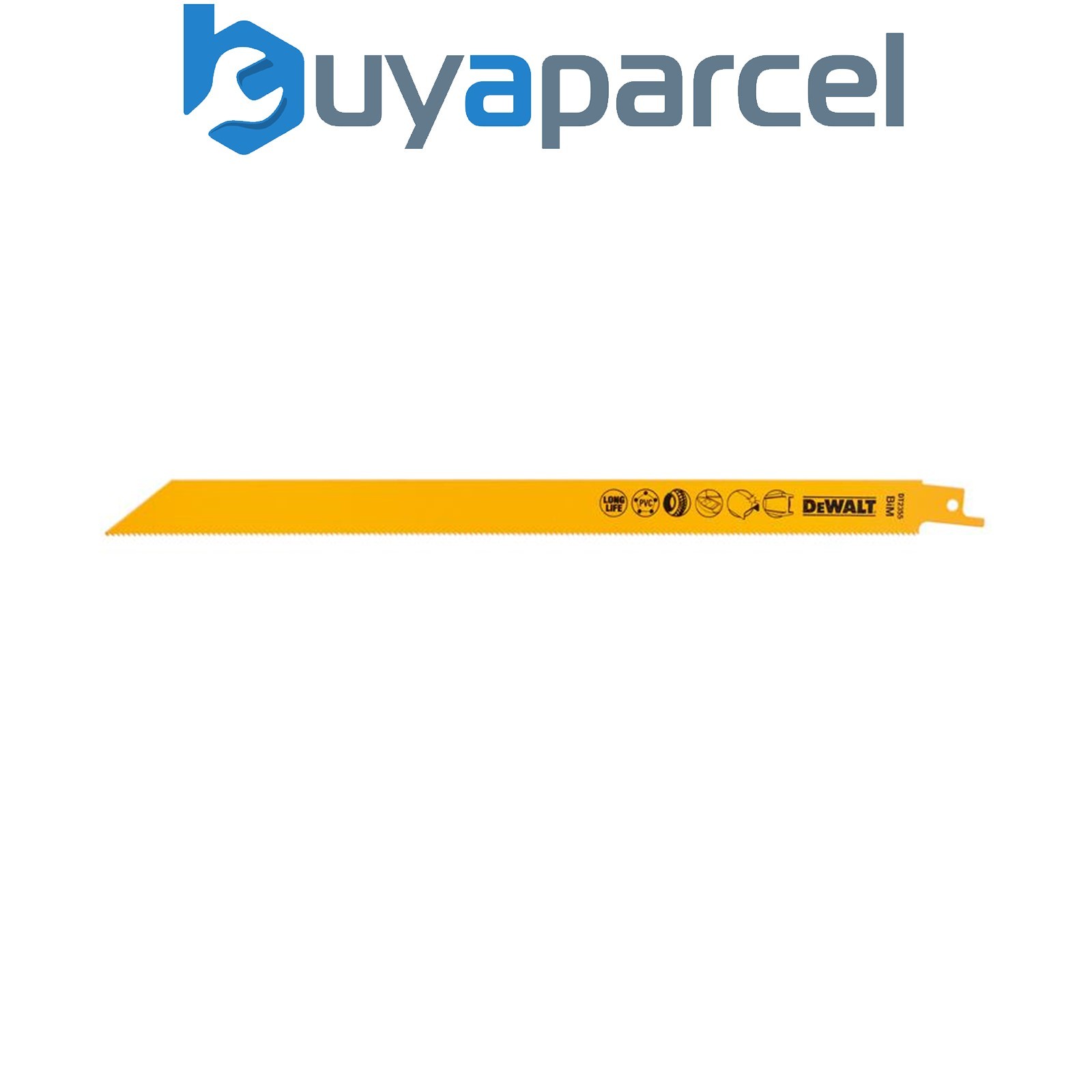 DEWALT DT2355-QZ Bi-Metal Reciprocating Blade for Metal Rubber & Fibreglass 305m
