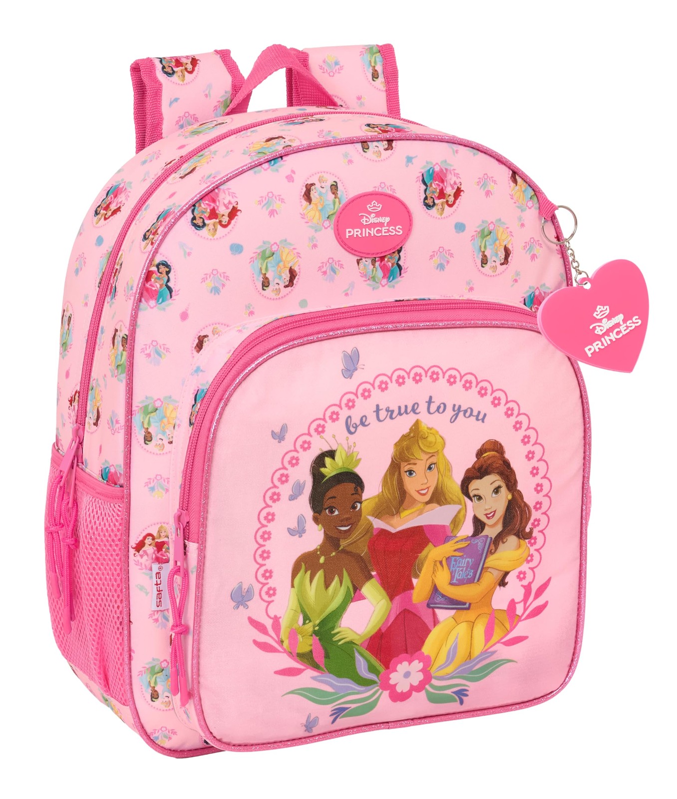 PRINCESAS DISNEY – Children's School Backpack, Adaptable to Trolley, Ideal for S