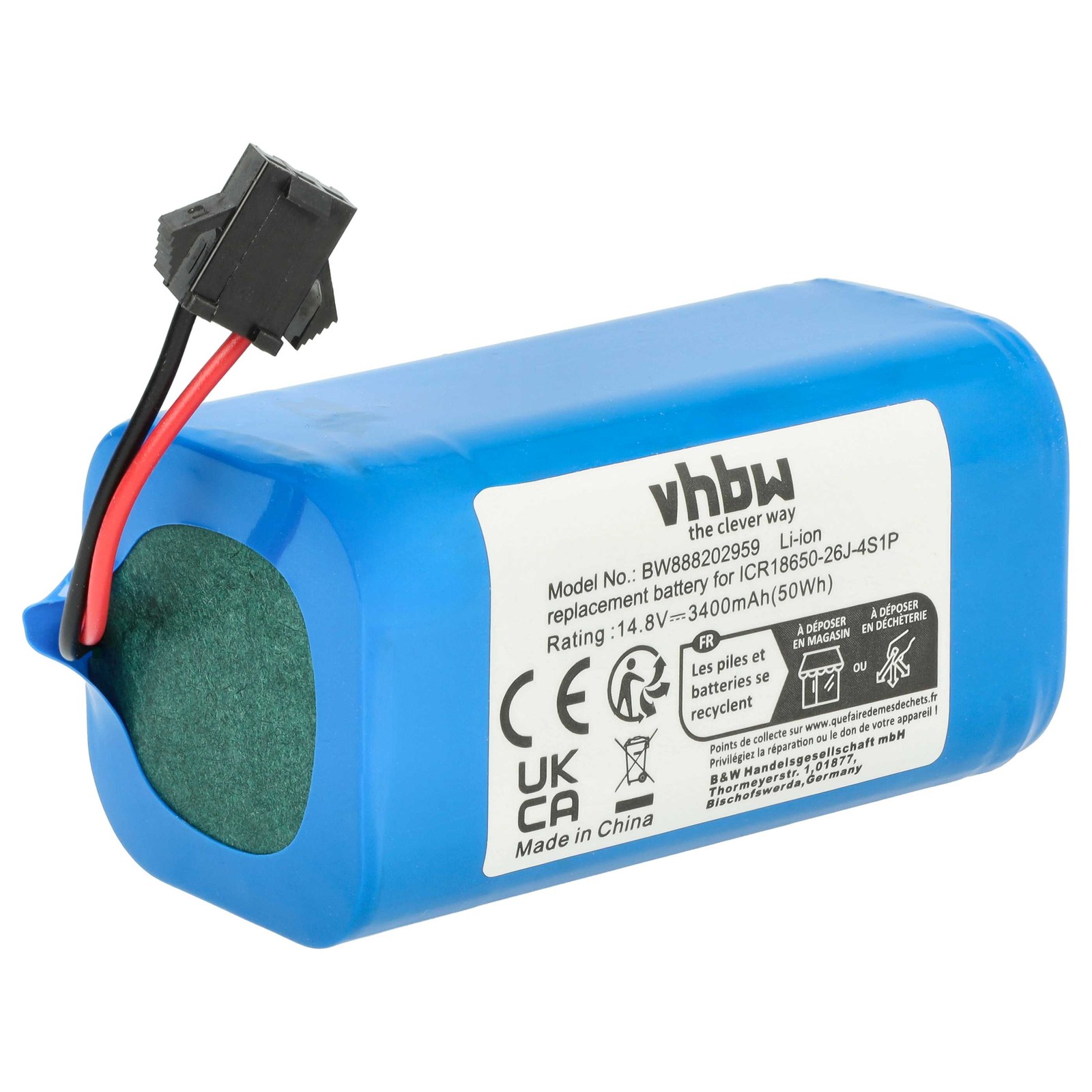 Battery for Haier HB-X570LSC TAB-JD5FOLSC TAB-OS60S TAB-T520S 3400mAh 14.8V