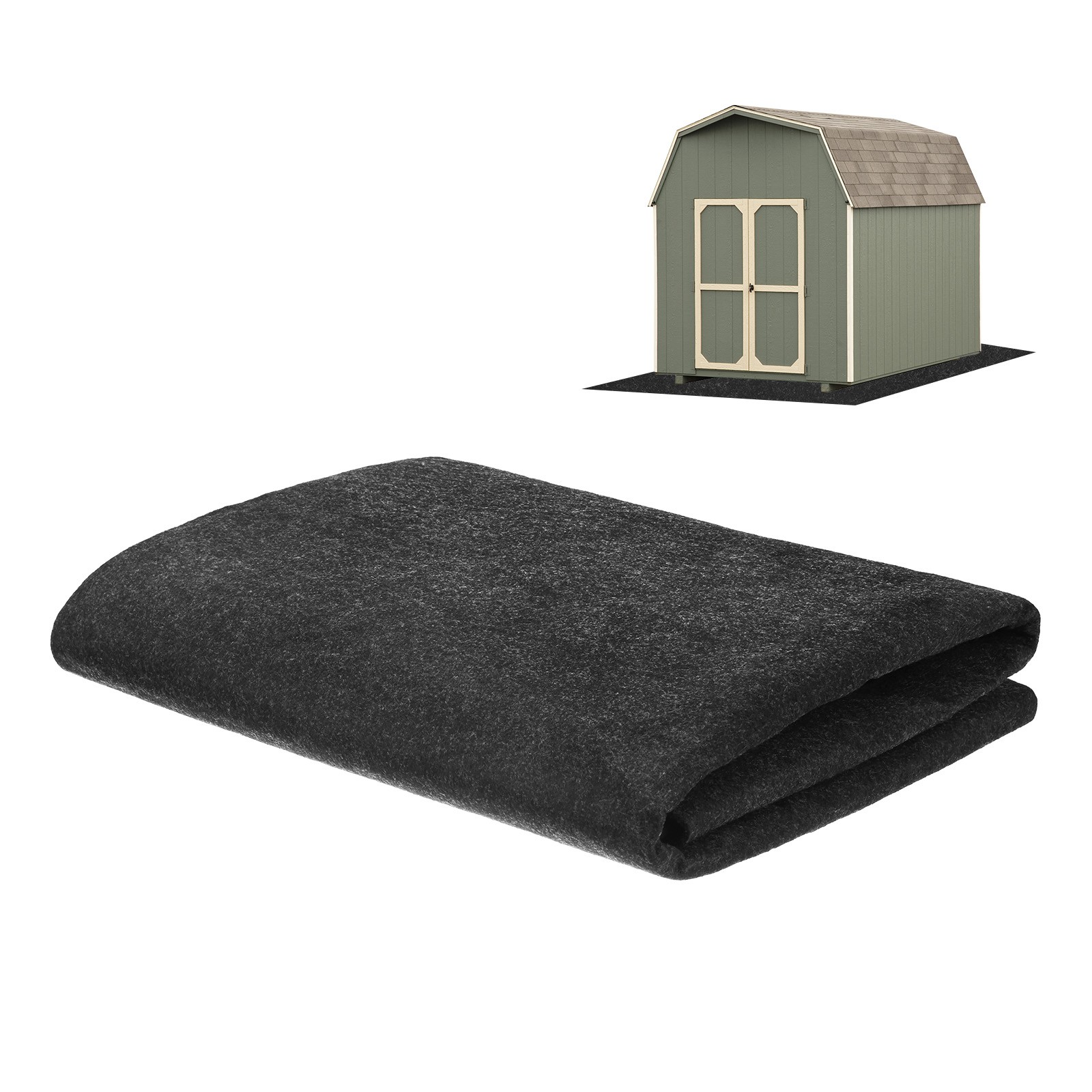 Outdoor Storage Shed Mat, 914x914mm Non Slip Waterproof Carport Protect Pad