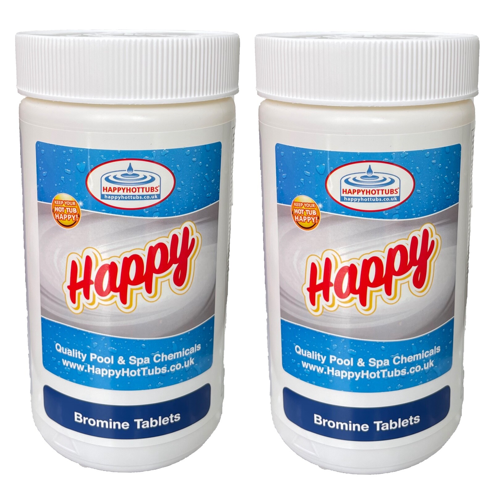 2kg Happy Hot Tubs Bromine Tablets Swimming Pool Spa Tablet Bromide Tub 20g Spas