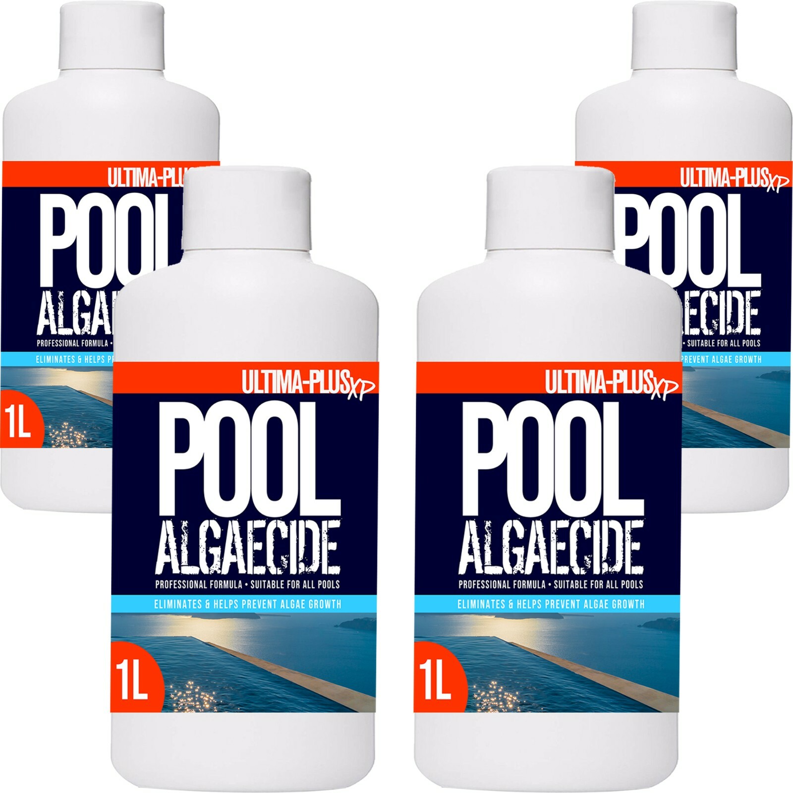 Ultima Hot Tub Algae Remover Spa Solution Pool Cleaner Prevents Green Algae 4L