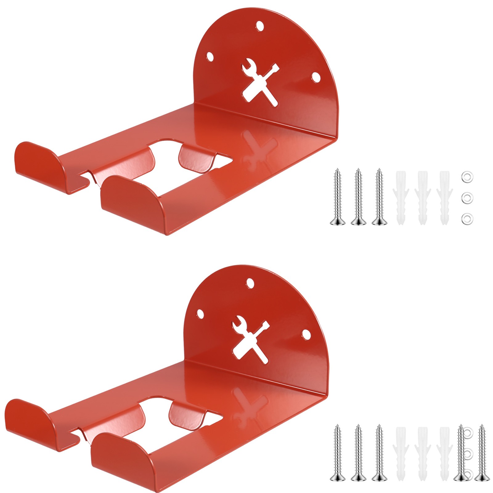 2 Pcs Upgraded Trimmer Rack Wall Mount Heavy Duty Eater Hanger Garage6947