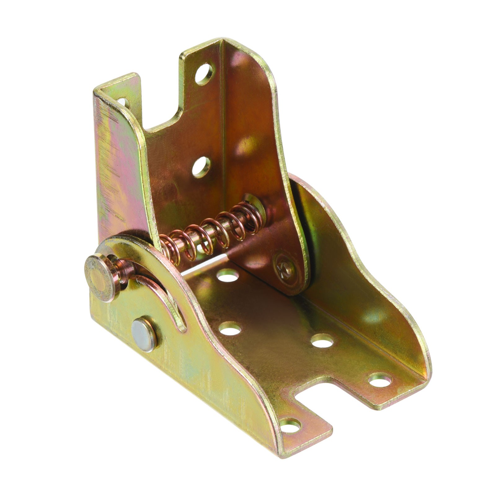 4pcs Folding Hinge 2.2" Height Metal Self-Locking Frame Extension Rack Bracket