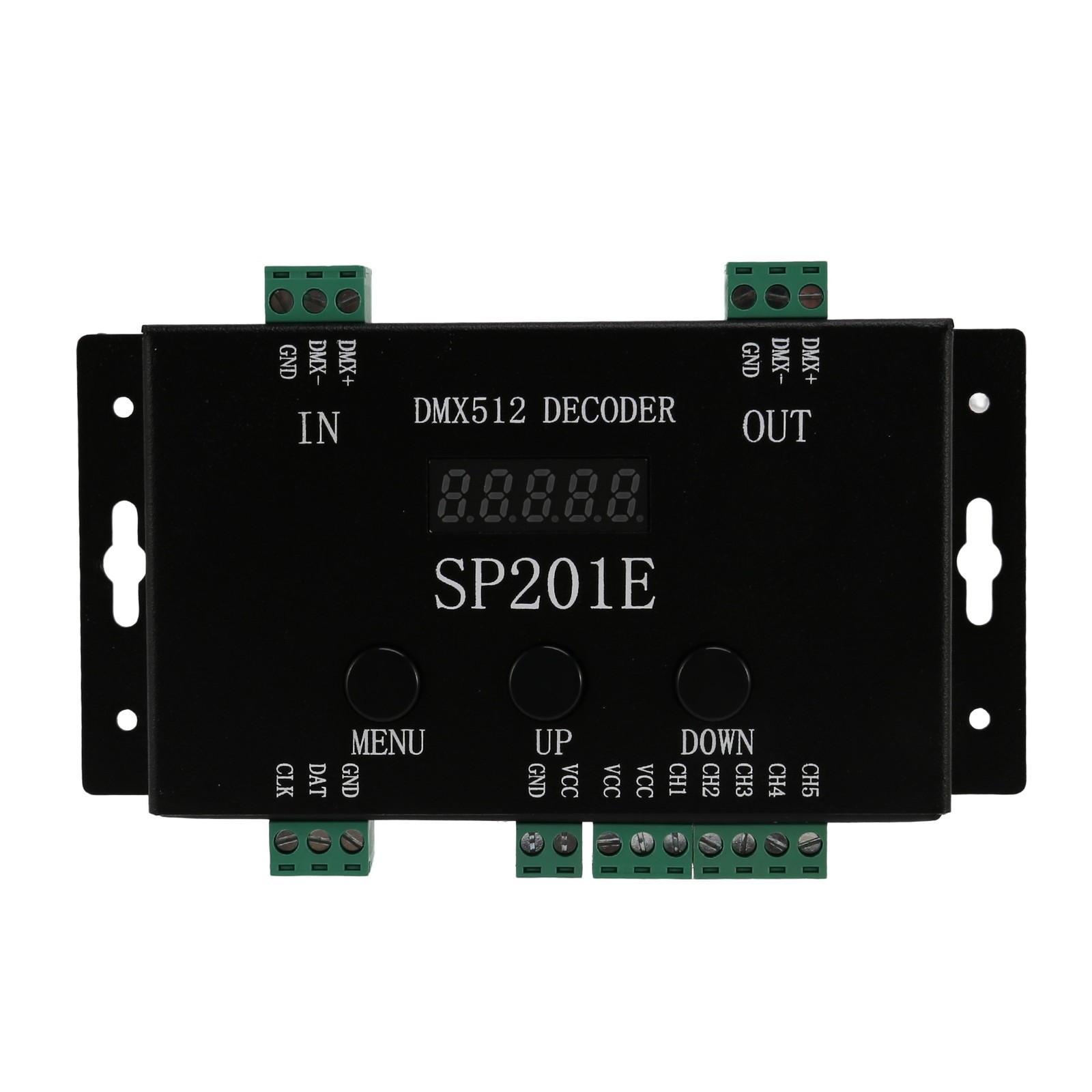 SP201E DMX512 WS2812B WS2811 to SPI Controller Decoder,Support Multiple7608