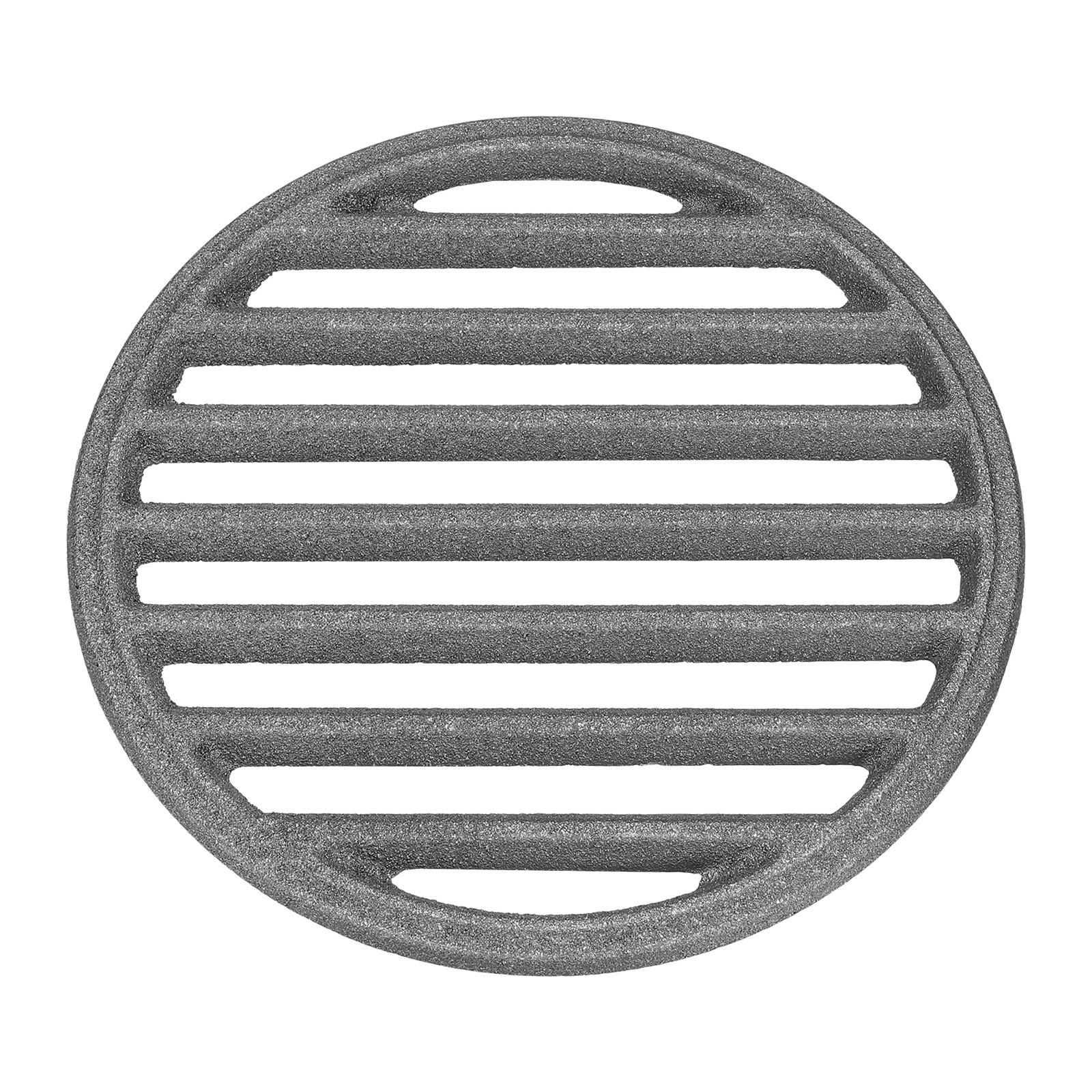 Cast Iron Bottom Fire Grate 7.4" OD Round BBQ High Heat Charcoal Plate