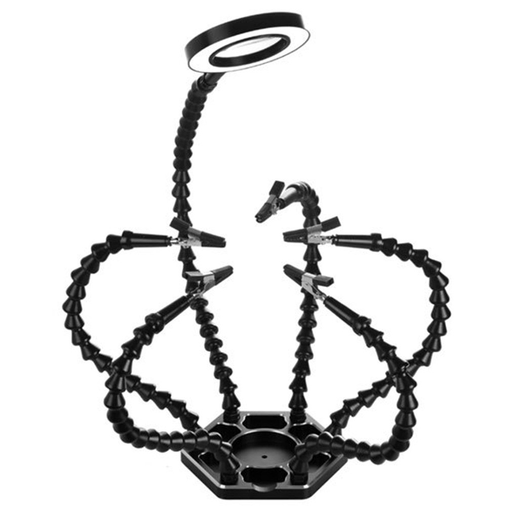 Third Hand Soldering PCB Holder Tool Helping Hands Crafts Hobby Welding2649