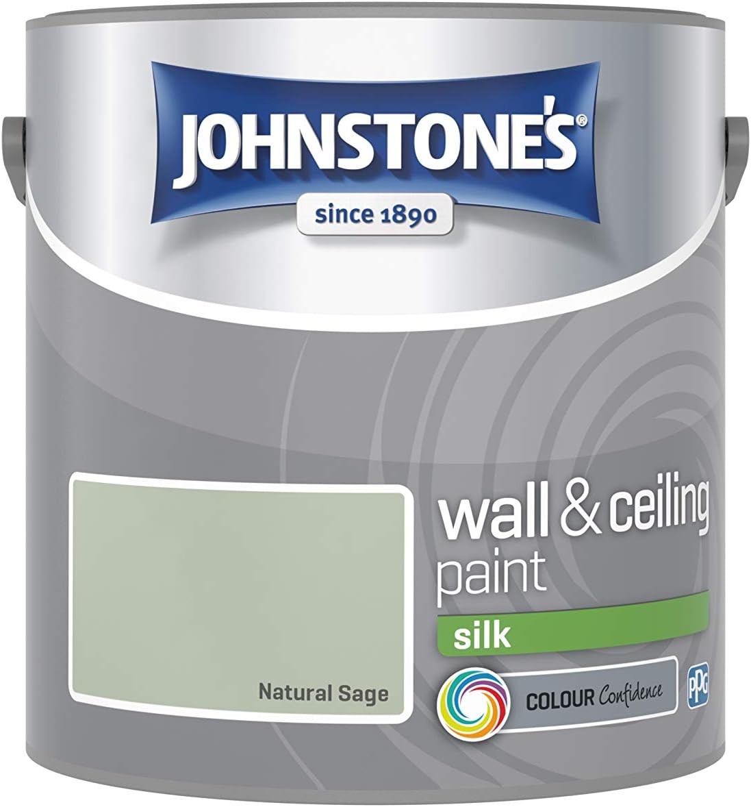 Johnstone's - Wall & Ceiling Paint - Natural Sage - Silk Finish- Emulsi