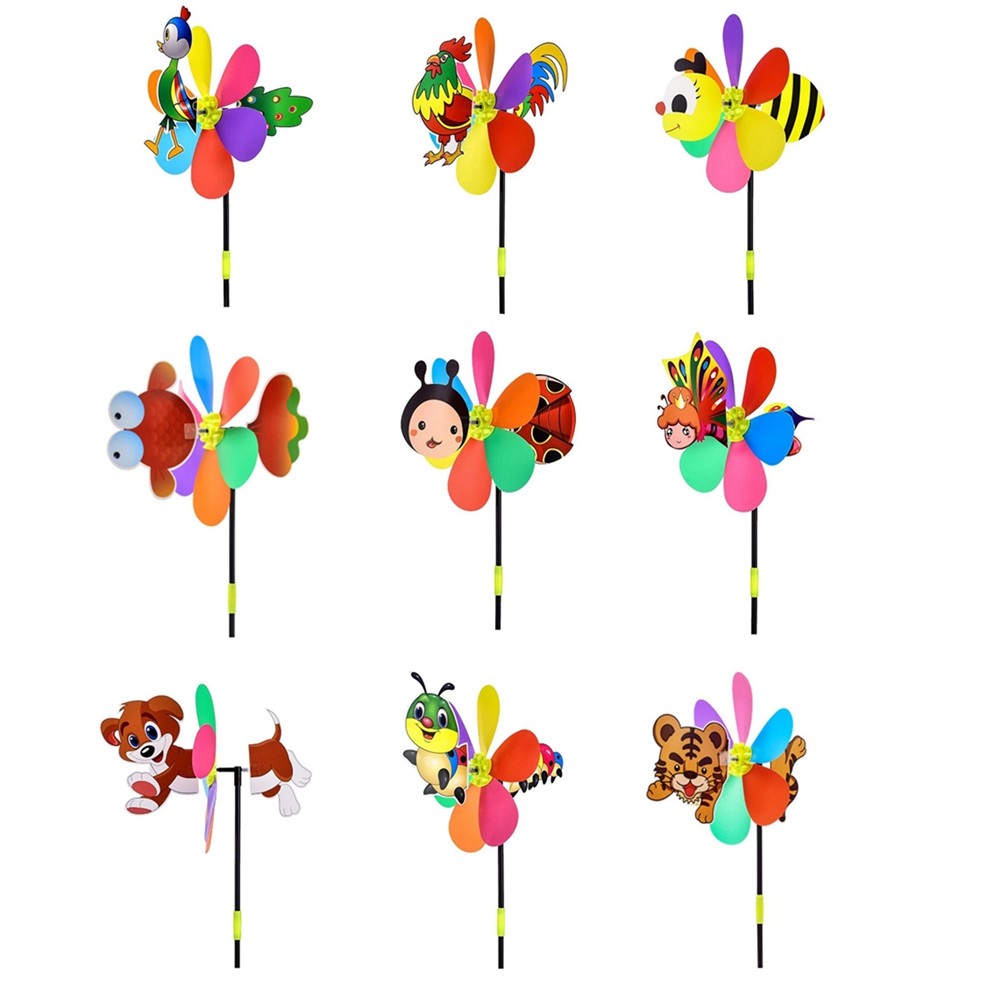 2X( 3D Lovely Insect Whirligig Wind Spinner Windmill Party Favors Garden2087