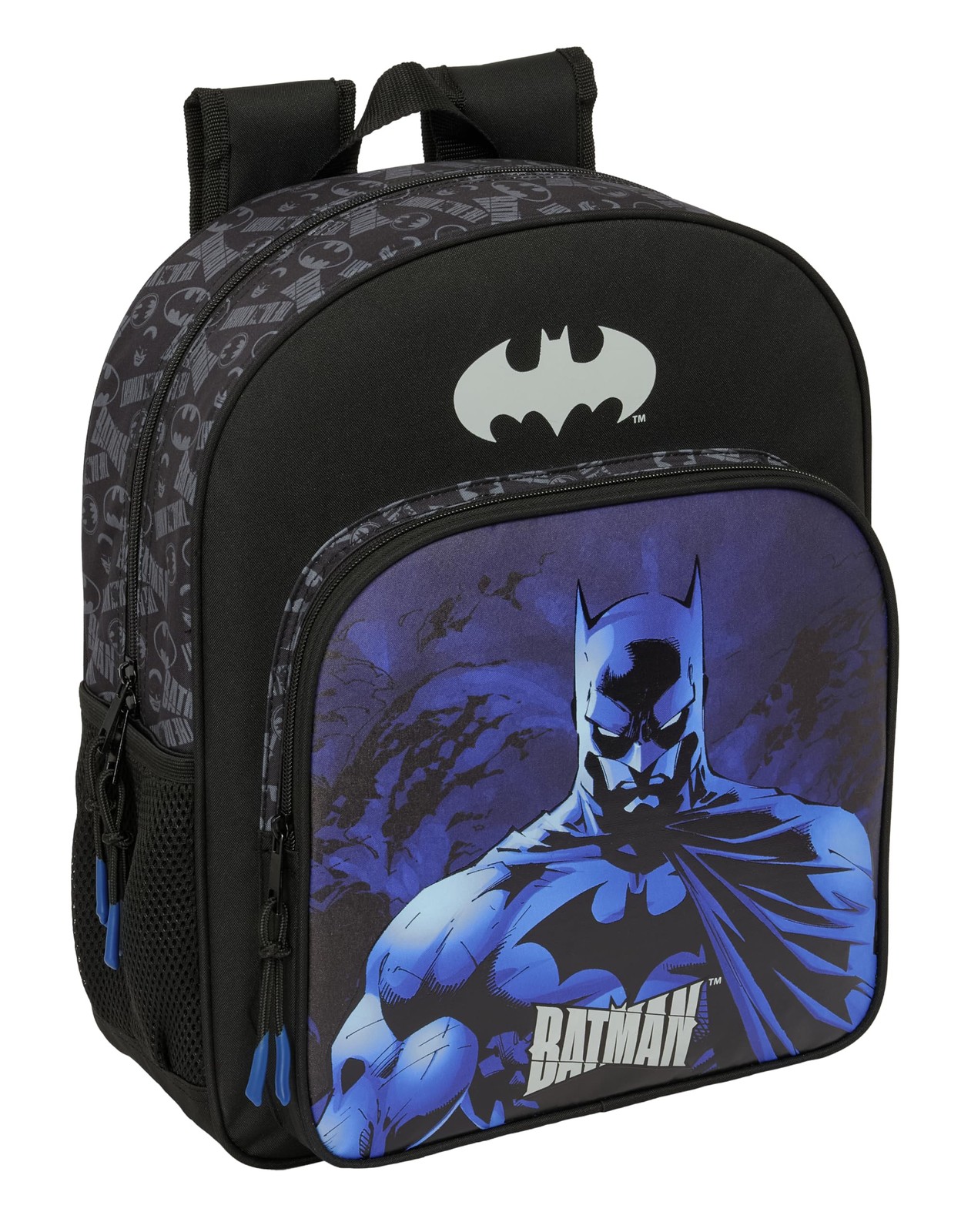 BATMAN – Children's School Backpack, Adaptable to Trolley, Ideal for Children of