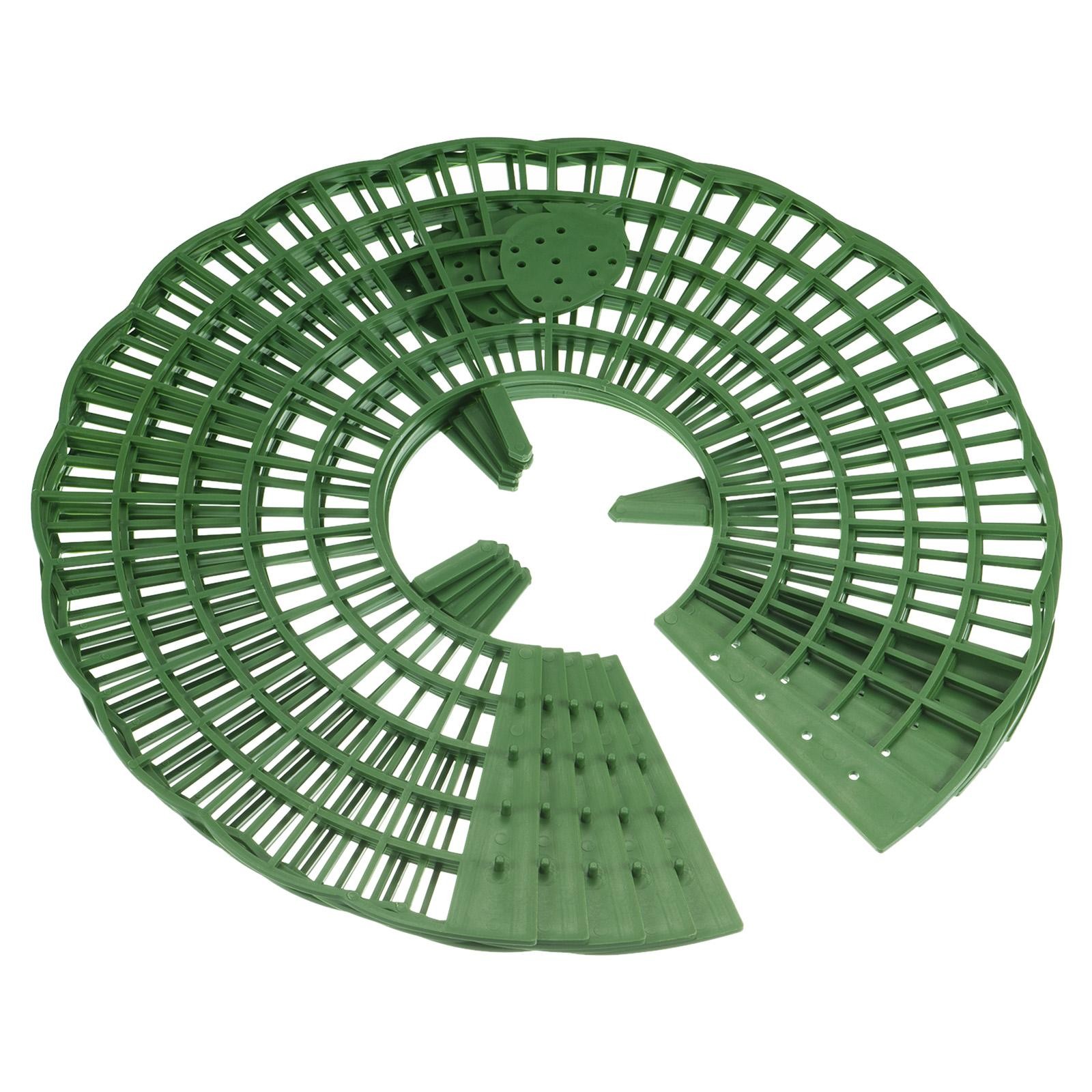 Strawberry Supports, Plastic Round Plant Holder, Green Pack of 10