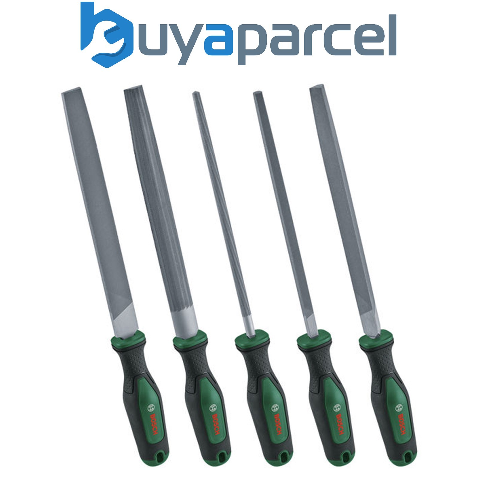Bosch Hand Tools File Set 200 mm 5-Piece 1600A02ZB0
