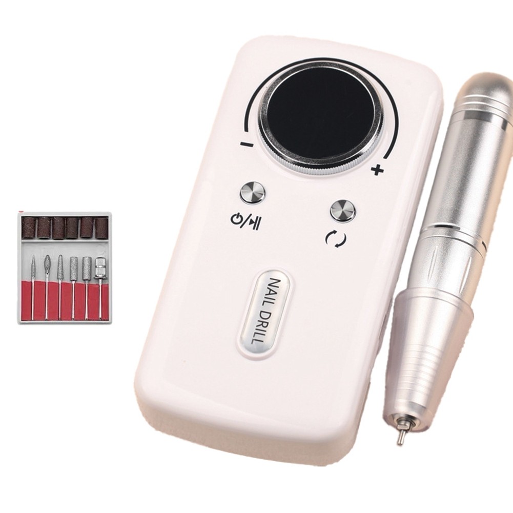 Electric Nail Drill Machine with LCD Display Rechargeable Nail File Nails7503