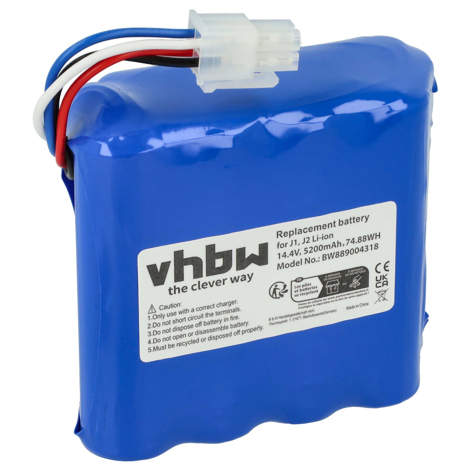 Battery for Narwal YJCC010 YJCC003 YJCC007 T10 YJCC001 J1 J2 5200mAh 14.4V