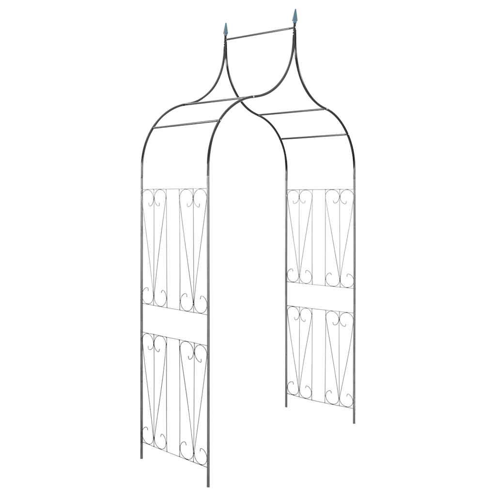 Garden Arch Spike Design Dark Green Climbing Plants Pergola Archway vidaXL