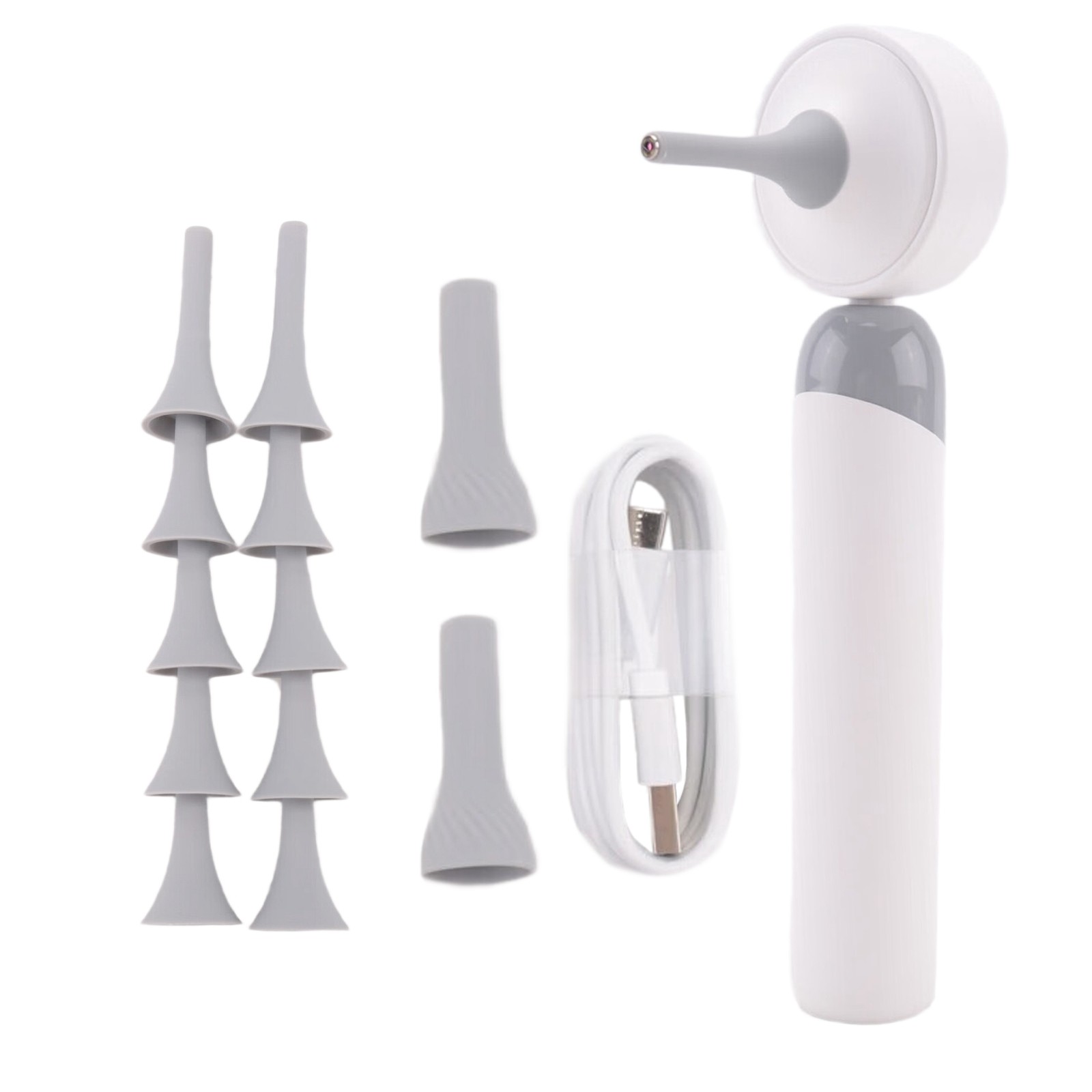 Visual Ear Otoscope 1.38 Inch IPS Endoscope 1080P Camera Ear Wax Clean9650