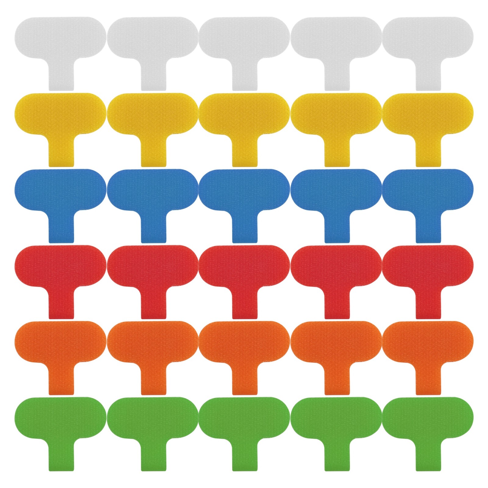 10X(30 PCS Cable Labels Cord Labels Multi-Color Write on Wire Labels Tags7644