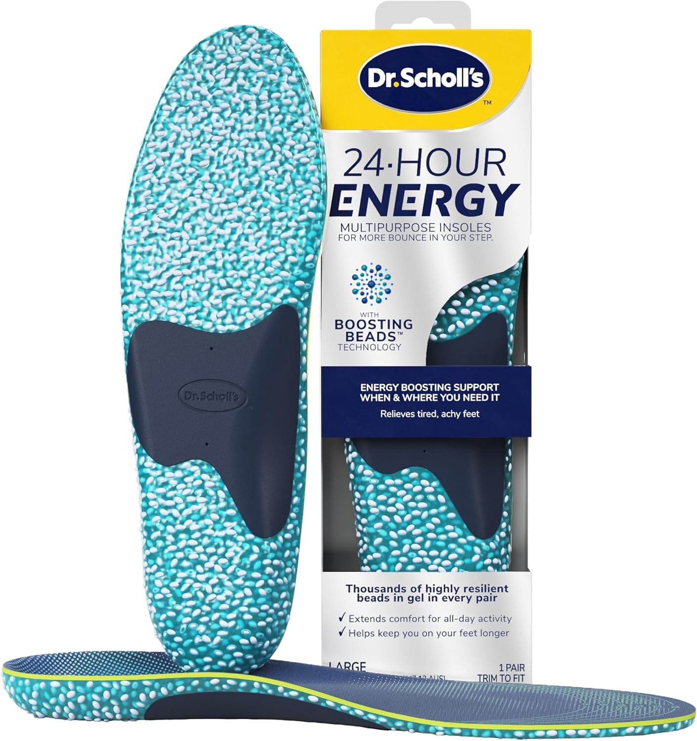 Dr. Scholl's 24-Hour Energy Multipurpose Insoles - Returns Energy with Every St