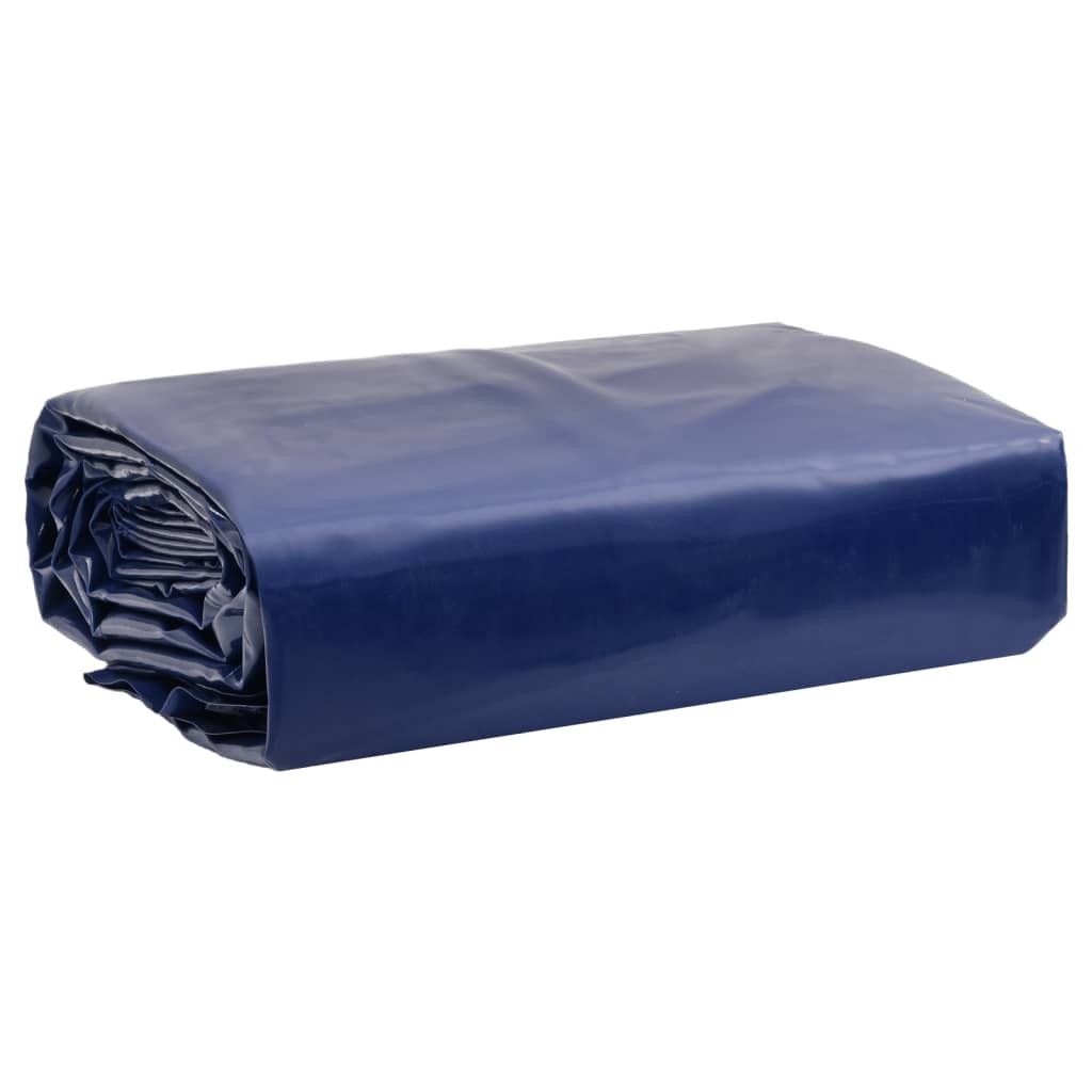 Tarpaulin Cover Ground Sheet Waterproof Camping Tarp Blue 600 g/m² vidaXL