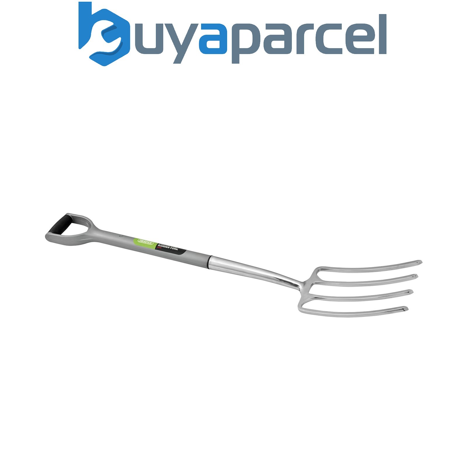 Draper 83755 Stainless Steel Garden Fork with Soft Grip Handle