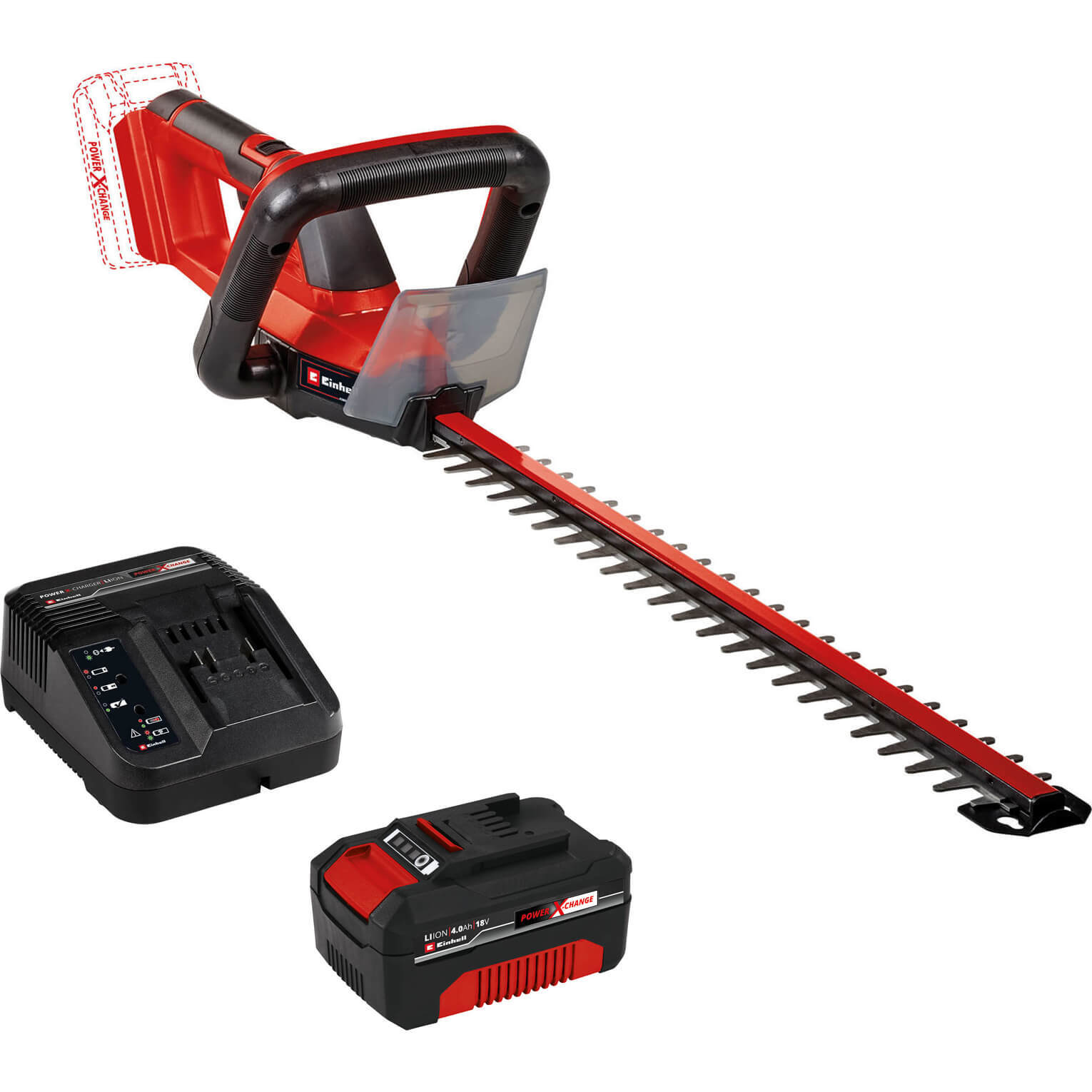 Einhell GC-CH 18/50 Li 18v Cordless Hedge Trimmer 500mm 1 x 4ah Li-ion