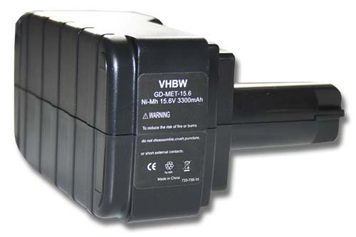 Battery for Metabo 6.31777 6.31749 ME-1574 6.31738 ME1574 3.3Ah 15.6V