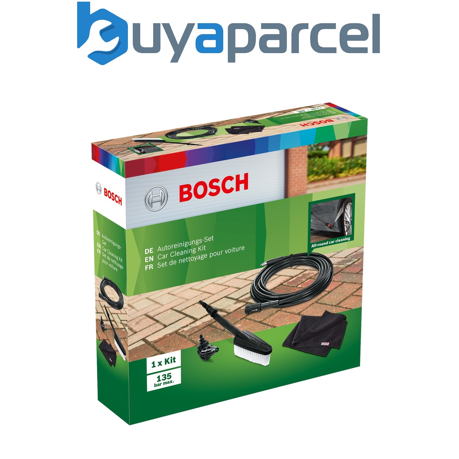 Bosch System Accessories Car Cleaning Kit Carton box F016800572
