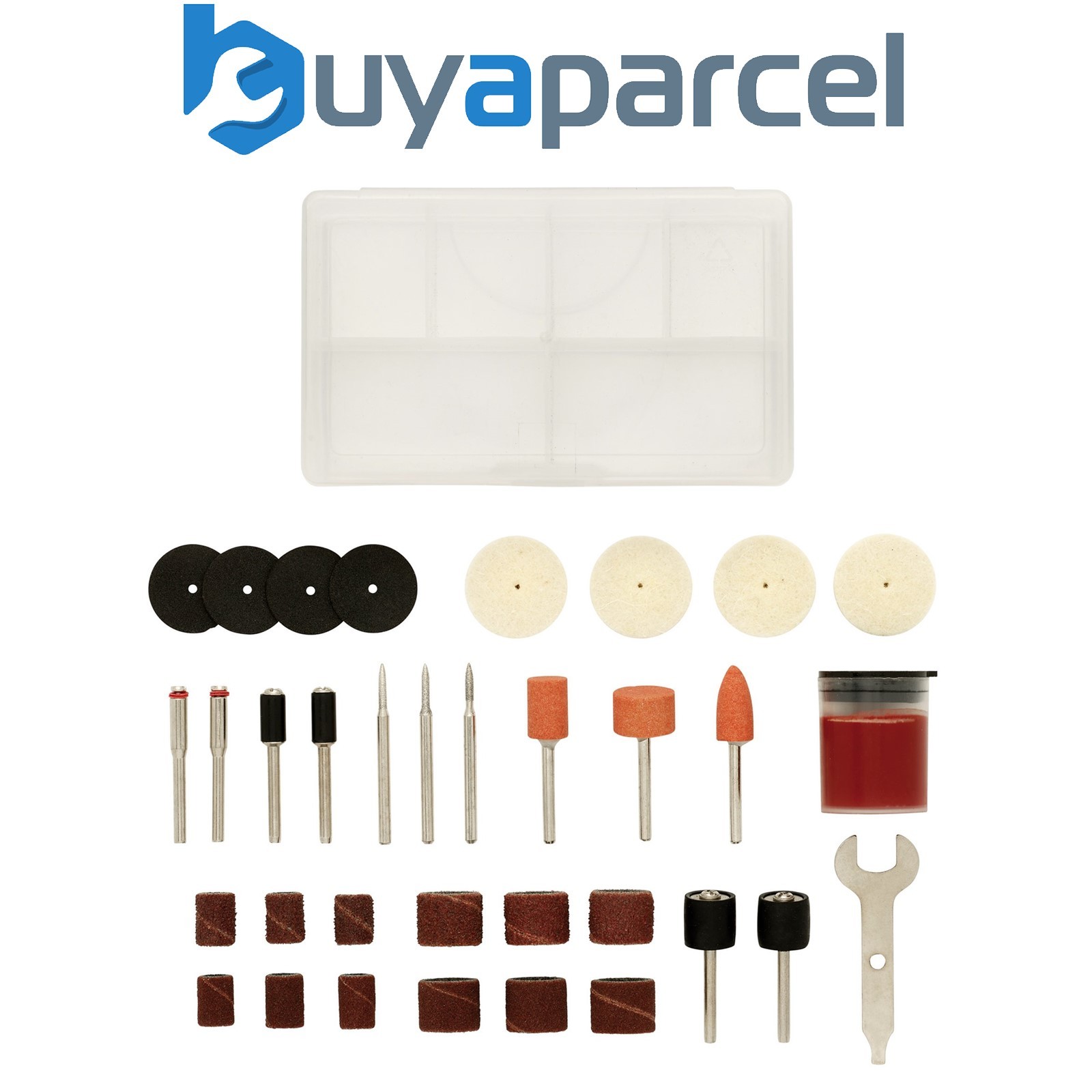 Draper 08954 Accessories Set for D20 Engraver/Grinder (32 Piece)