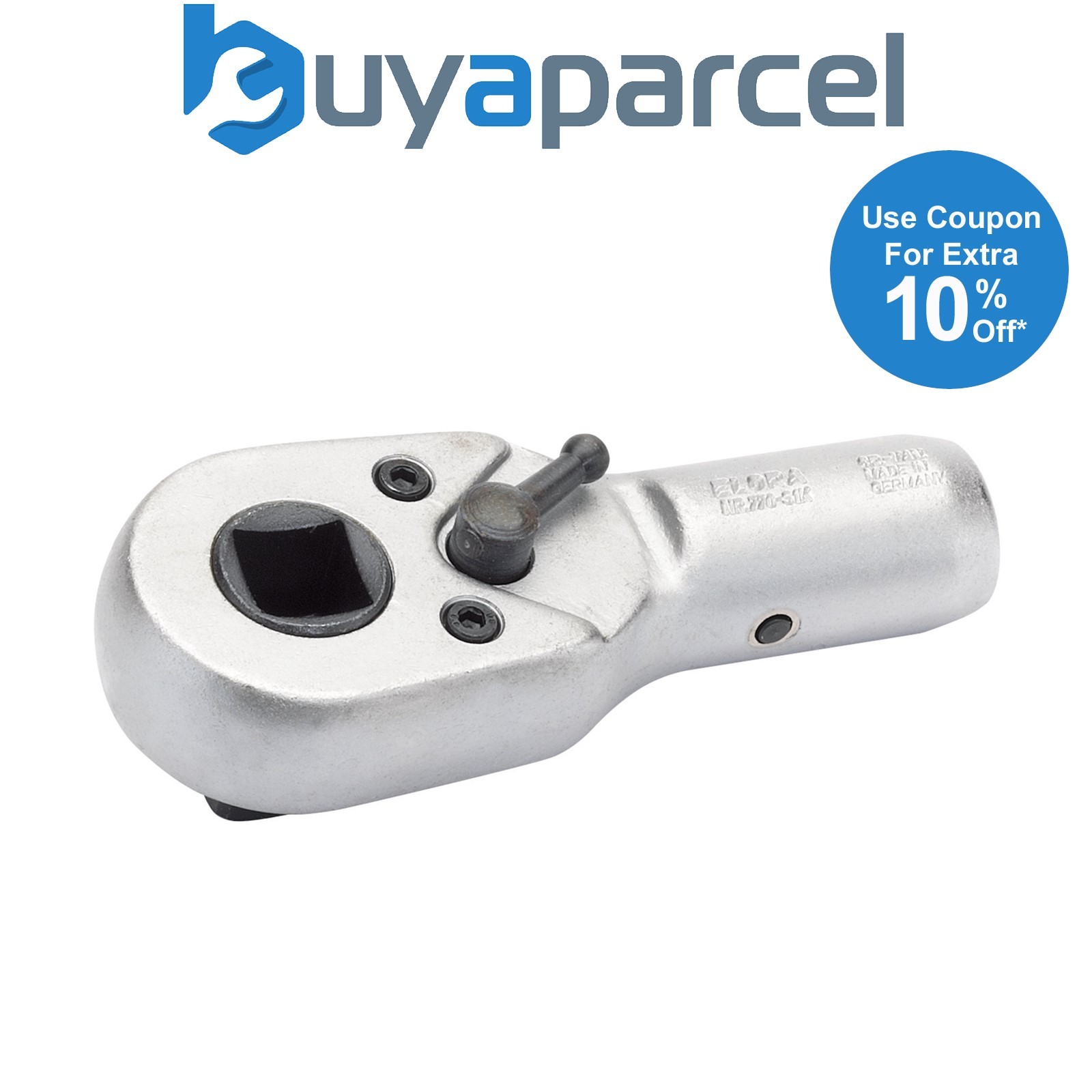 Draper 01078 Elora Reversible Ratchet Head, 3/4" Sq. Dr.