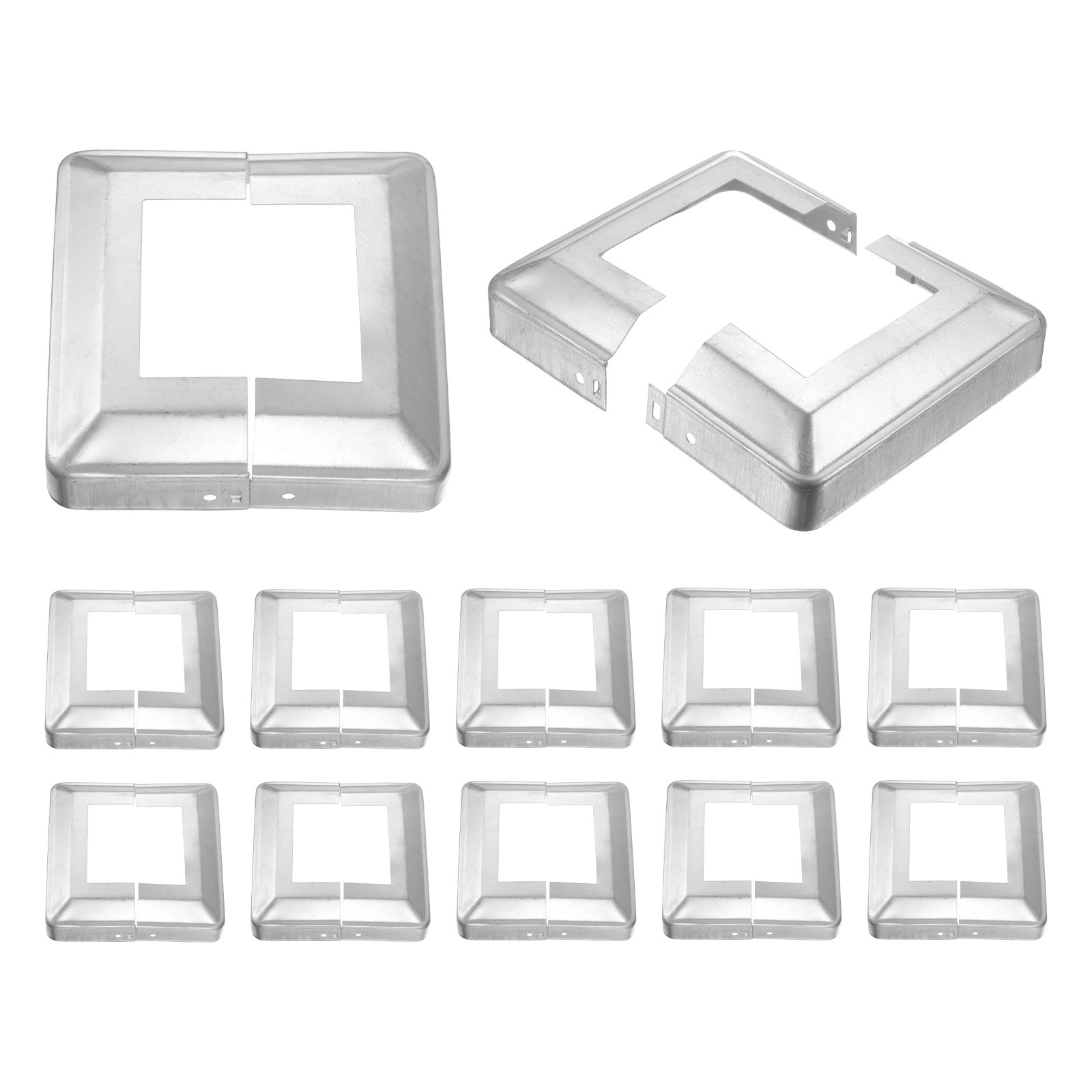 12Pcs Post Base Cover, 6x6 Split Style Post Skirt Column Wrap(3.25x3.25)