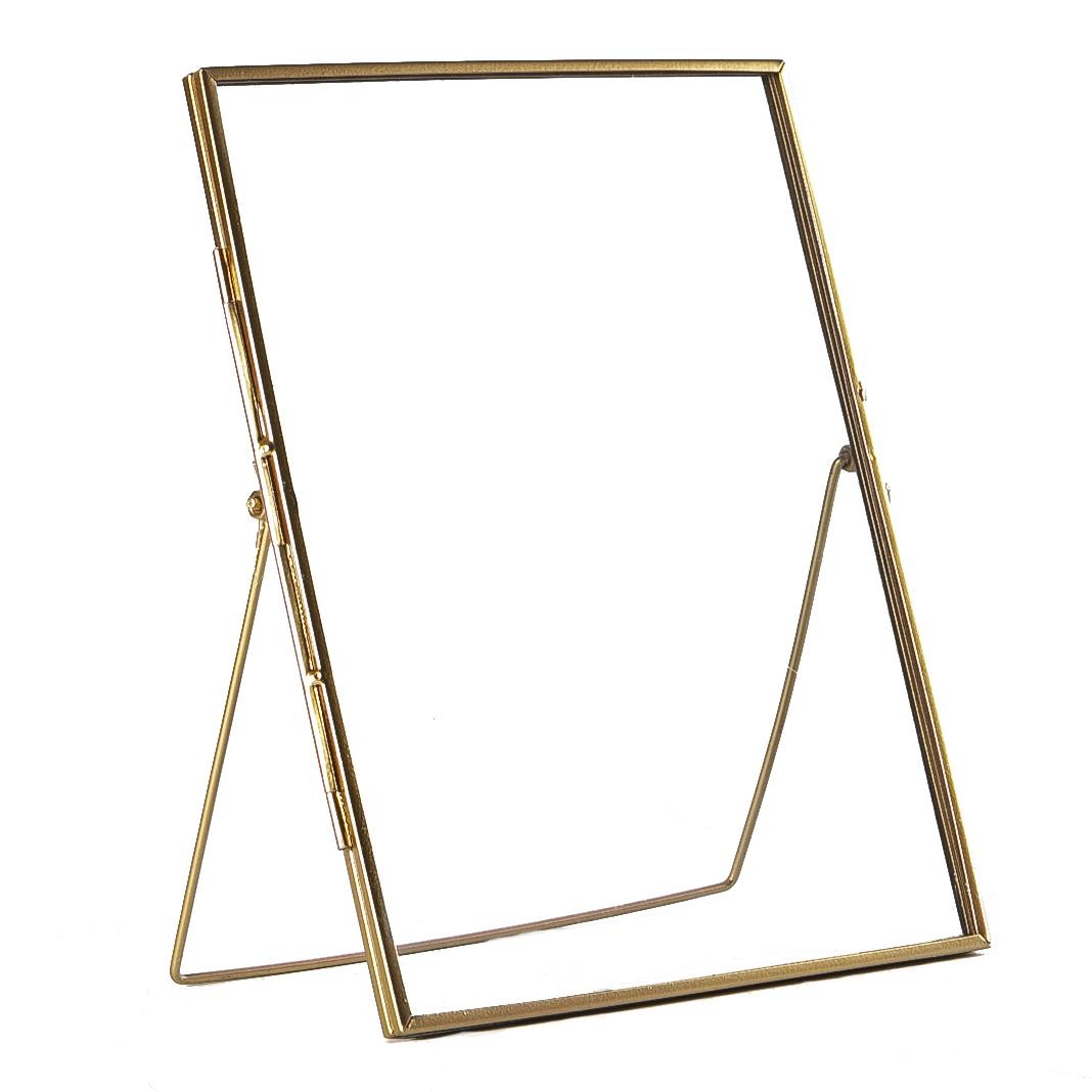 5x Standing Metal Photo Frames Table Desk Picture Display 8" x 10" Rose Gold