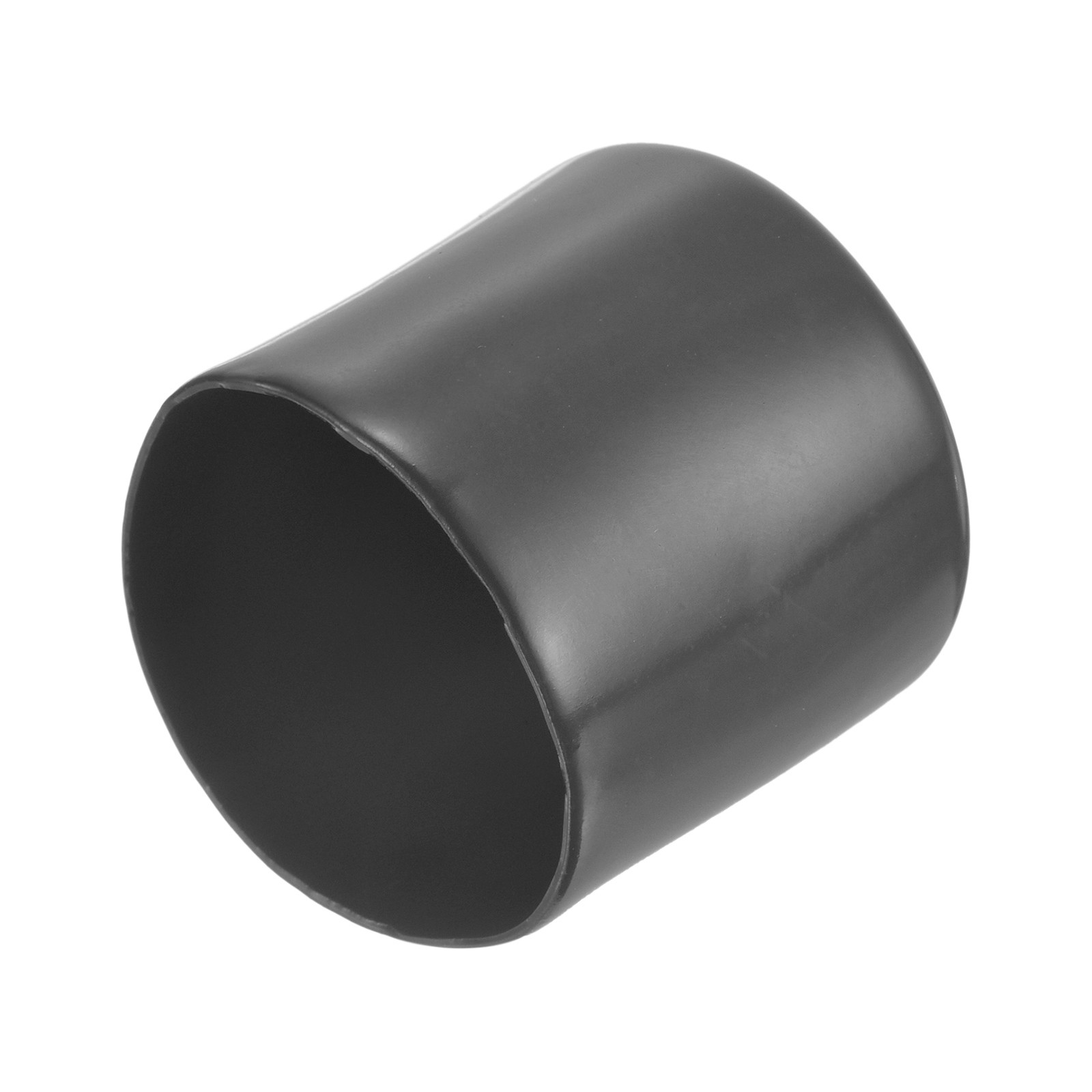 20pcs Rubber End Caps 44mm ID Round Tube Bolt Cap Screw Protectors Dark Gray