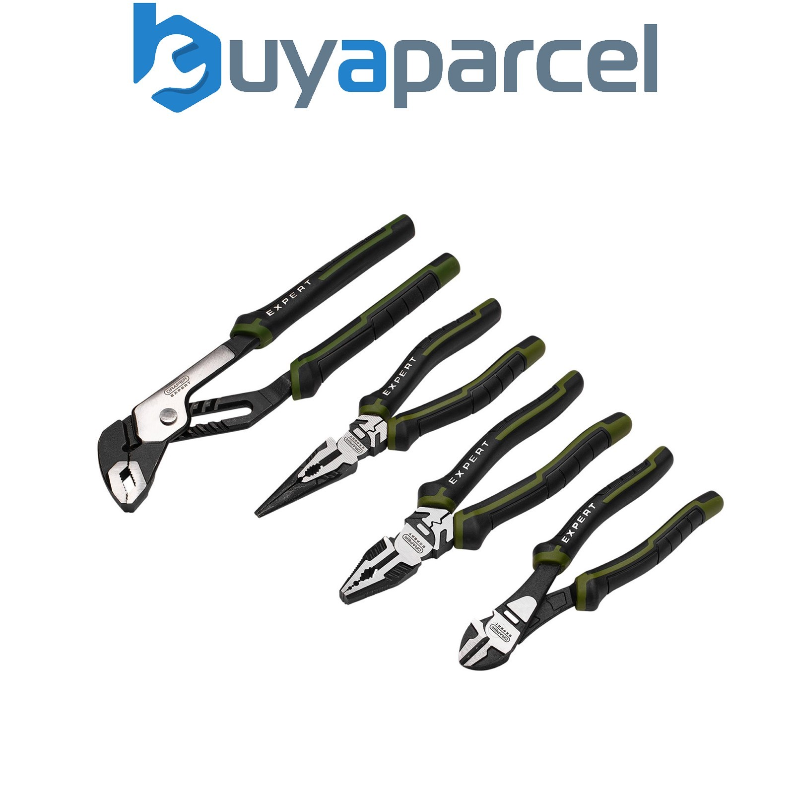 Draper 28539 Draper Expert High Leverage Pliers Set with Water Pump Pliers (4 Pi