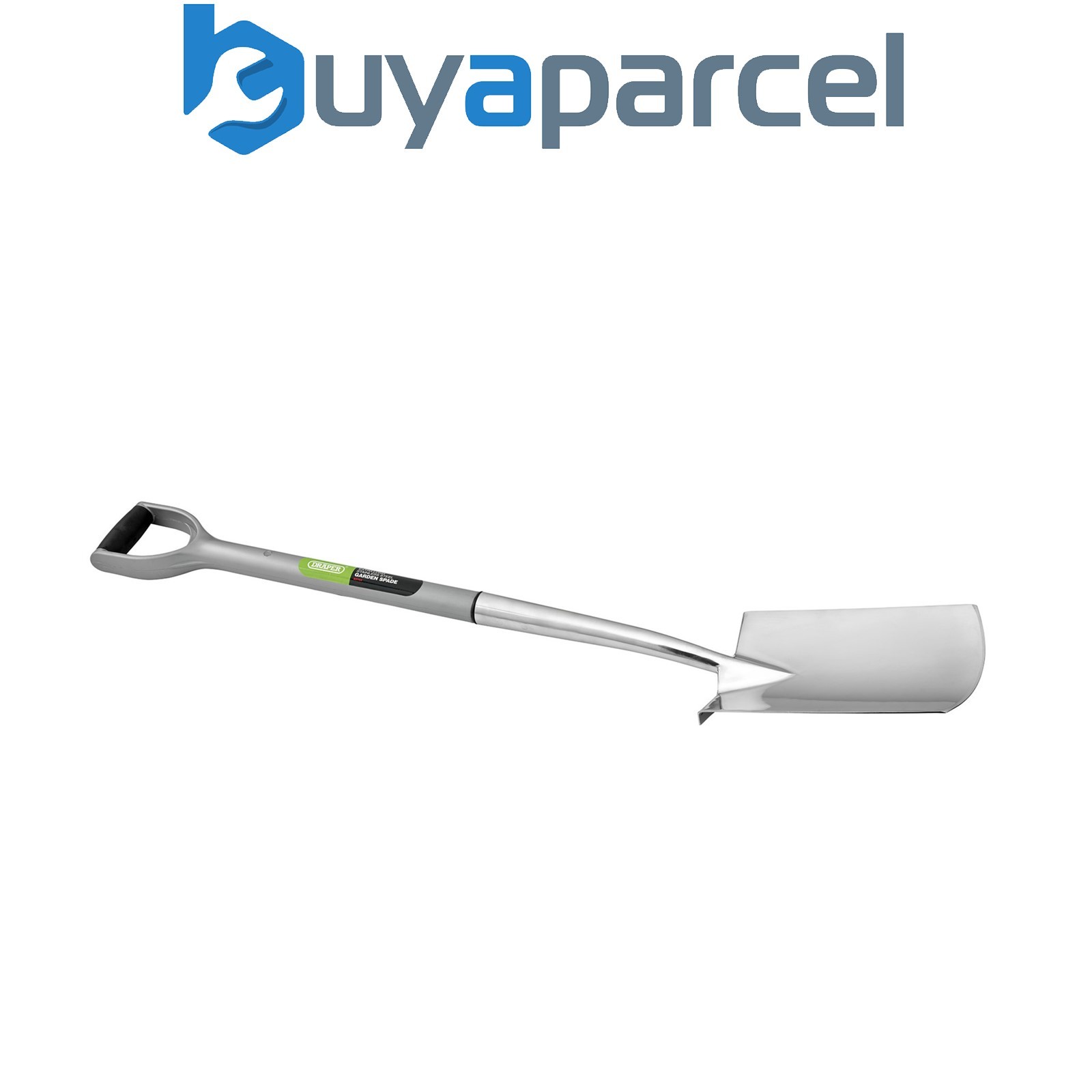 Draper 83754 Extra Long Stainless Steel Garden Spade with Soft Grip