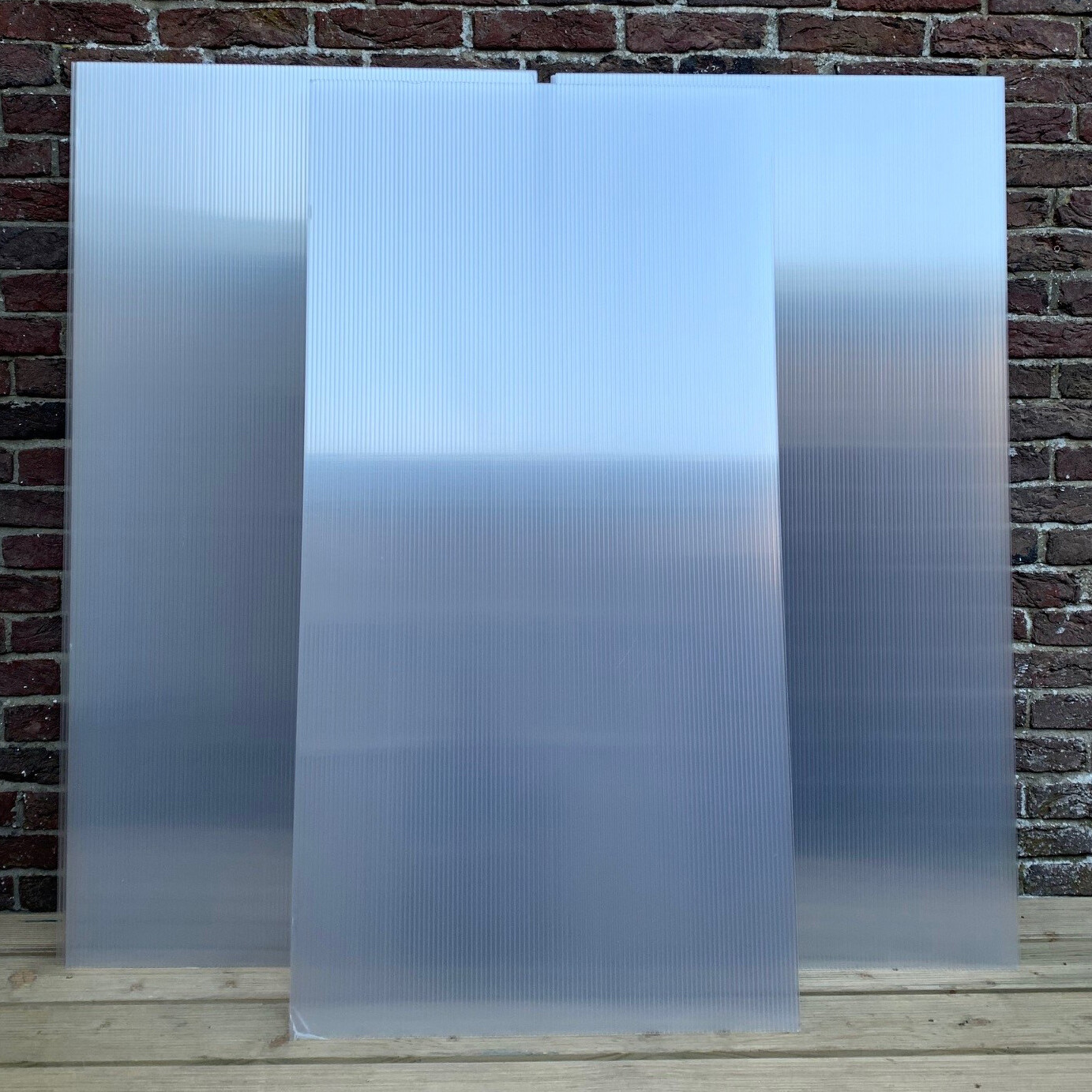 Polycarbonate Sheets for Greenhouses Replacement Panels 122 x 62cm - Pack of 20