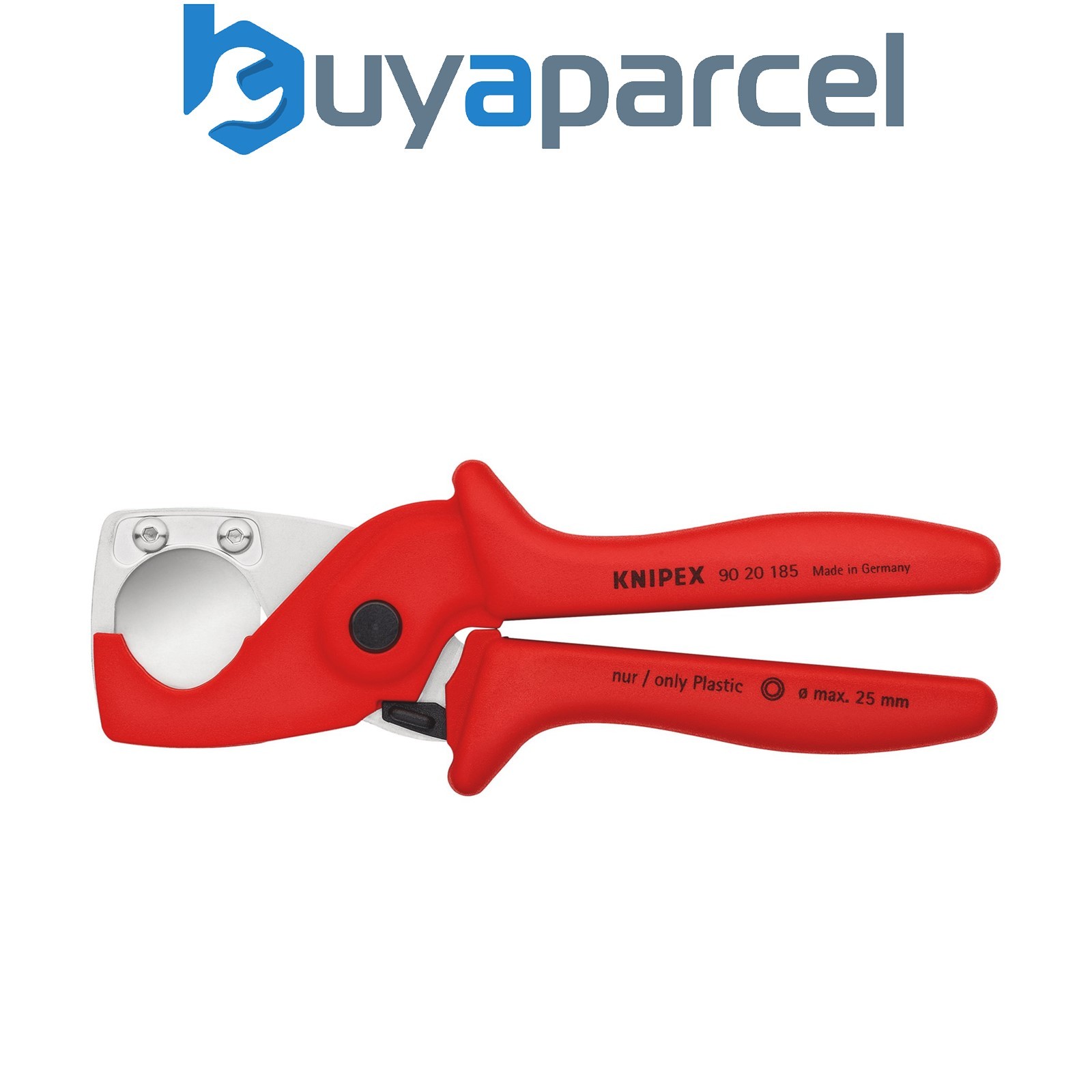 Draper 08643 KNIPEX 90 20 185 SB PlastiCut Cutter For Flexible Hoses and Plastic