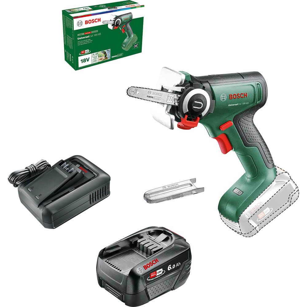 Bosch UNIVERSALCUT 18V-65 P4A 18v Cordless Nanoblade Saw 1 x 6ah Li-ion