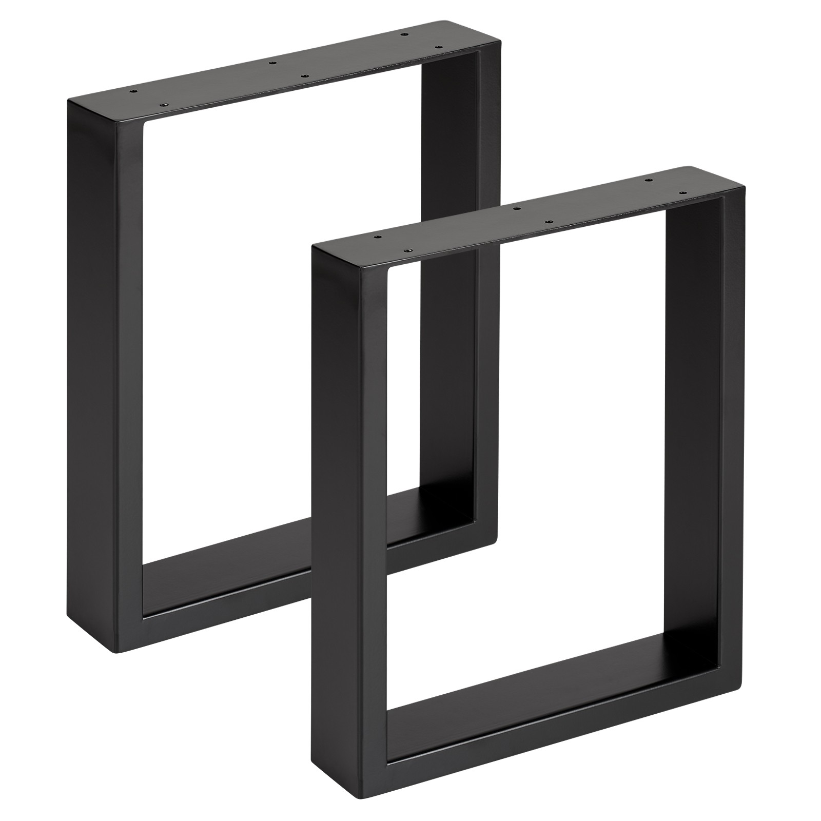 Set of 2 Industrial Metal Square Table Legs Coffee/Bench/Seat/Chair 40x35cm #667
