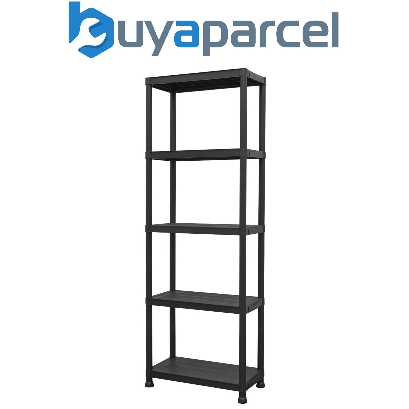 Sealey APPR5 Plastic Racking Unit with 5 Shelves 25kg Capacity Per Level