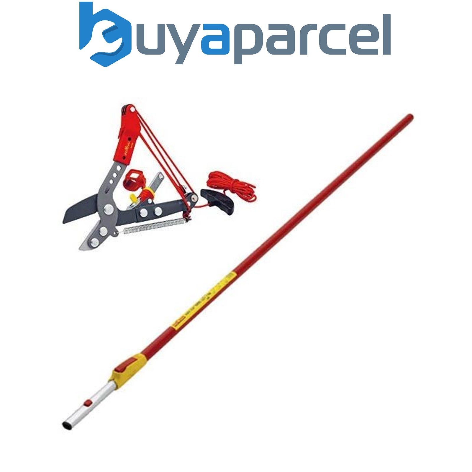 Wolf Garten Adjustable Anvil Tree Loppers RCVM Garden & ZMV4 Telescopic Handle