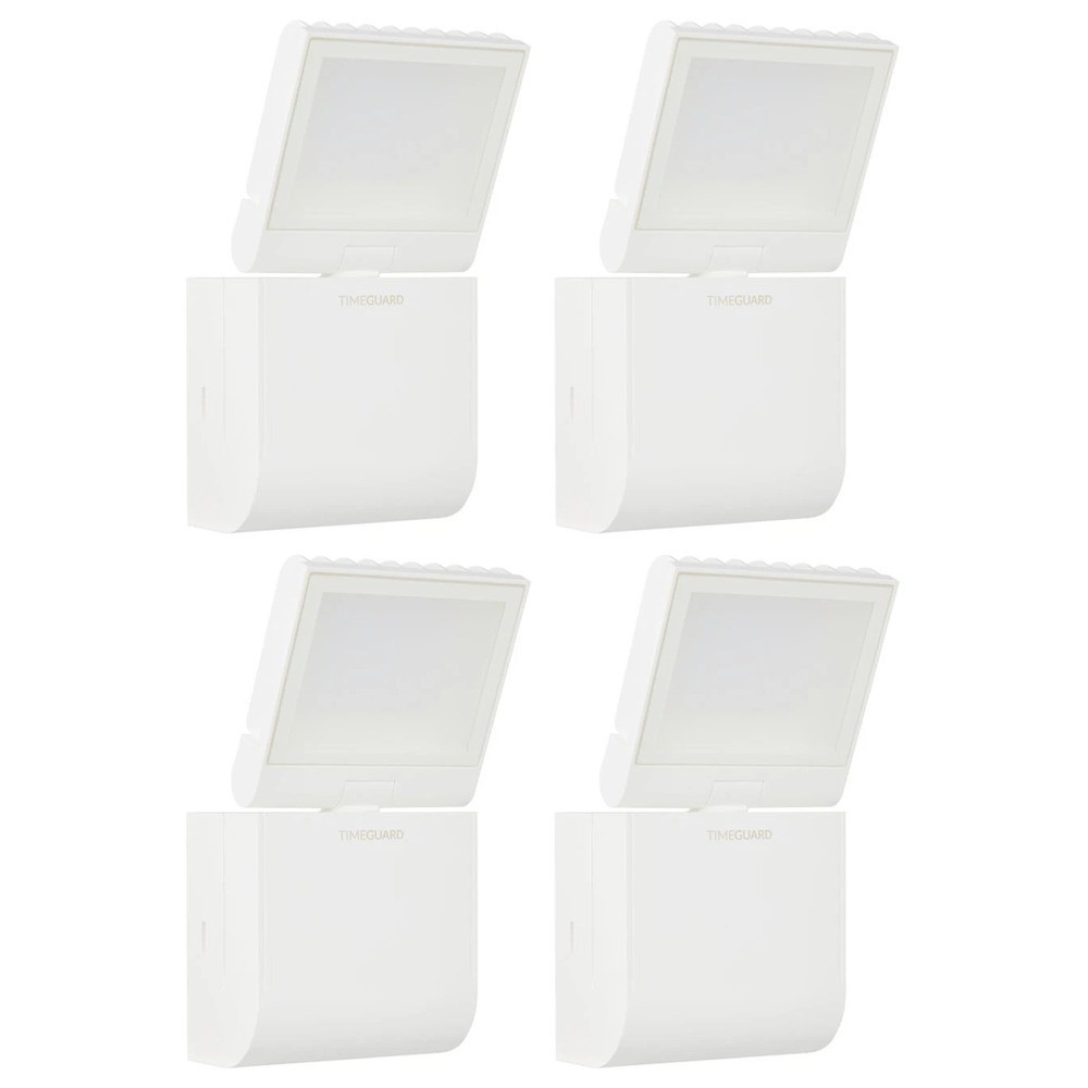 4 x Timeguard LED100FLWHP LED Compact Floodlight Fittings – 8.5W (White)