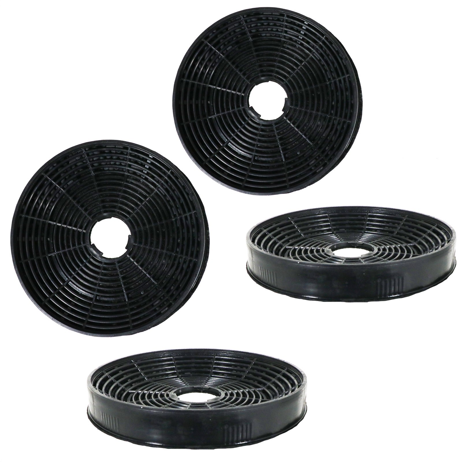 Carbon Filters for Silverline Cooker Hood Extractor Vent Activated Charcoal x4