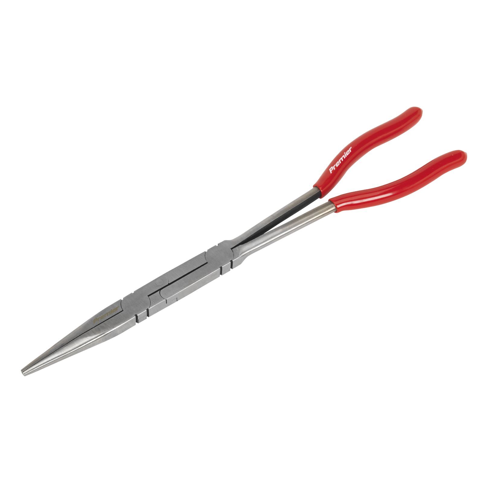 1x Sealey Long Reach 335mm Needle Nose Pliers Double Joint - AK8591