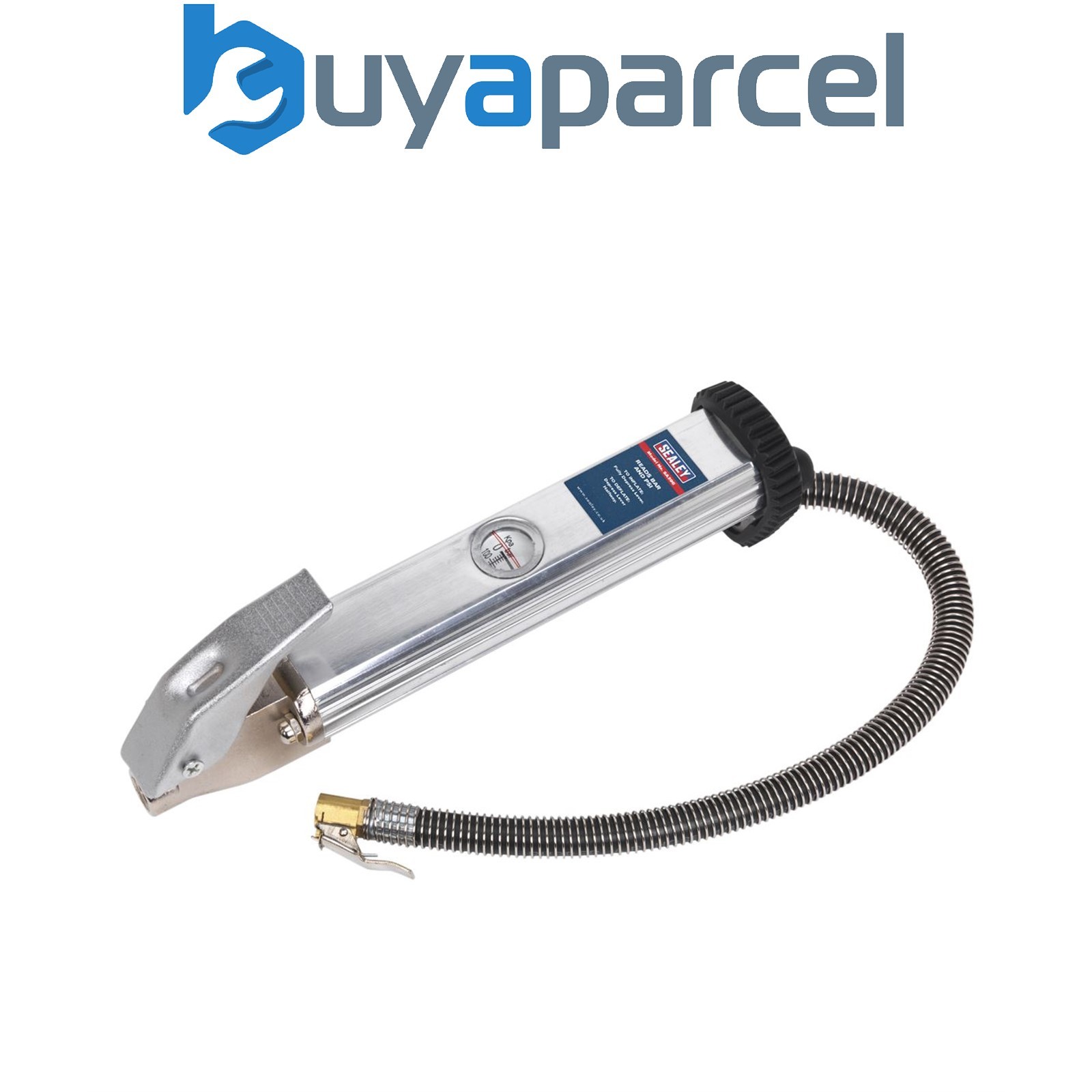Sealey SA395 Tyre Inflator with Clip-On Connector