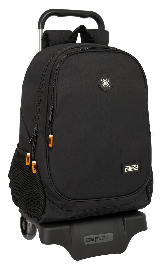 Safta Munich Lagoon – Large School Backpack with Trolley 905, Ideal for Children