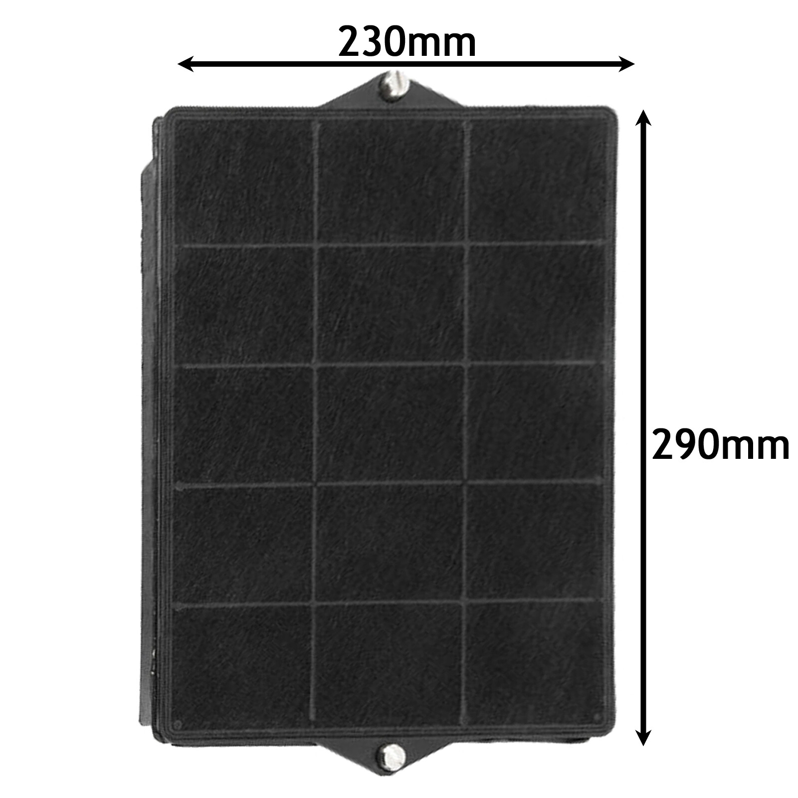 Cooker Hood Carbon Filter Elica 160 WHIRLPOOL HOTPOINT CREDA 290 x 230 x 37mm