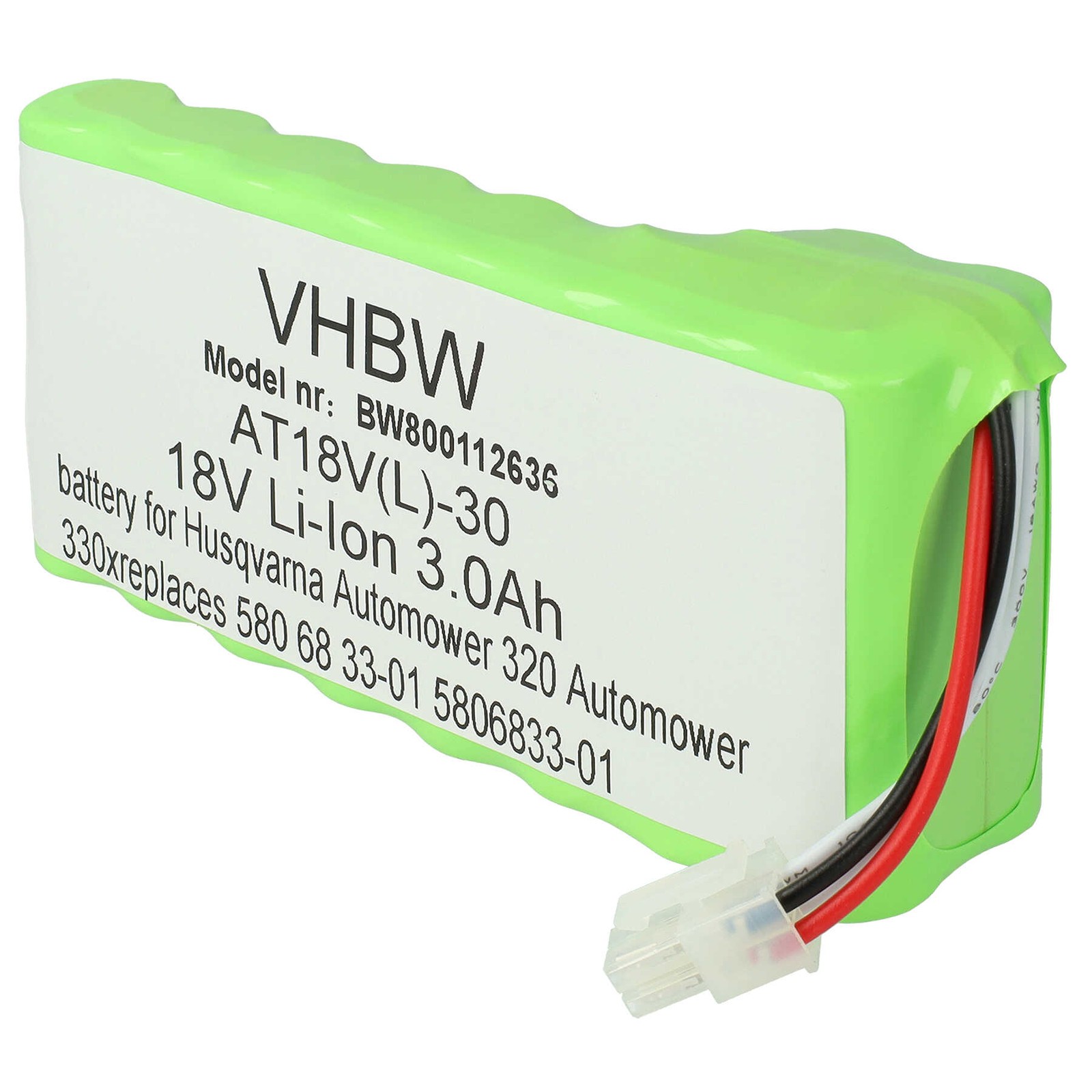 Battery Pack for Husqvarna 589585201 589 58 52-01 5895852-01 3000mAh 18V