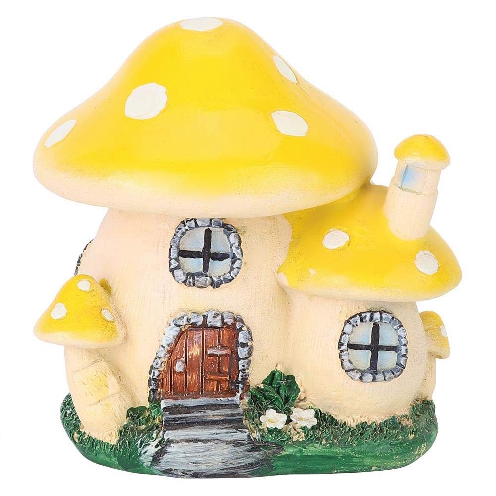 3X(Miniature Statue,Resin Fairy Garden House Statue,Miniature Landscape3617