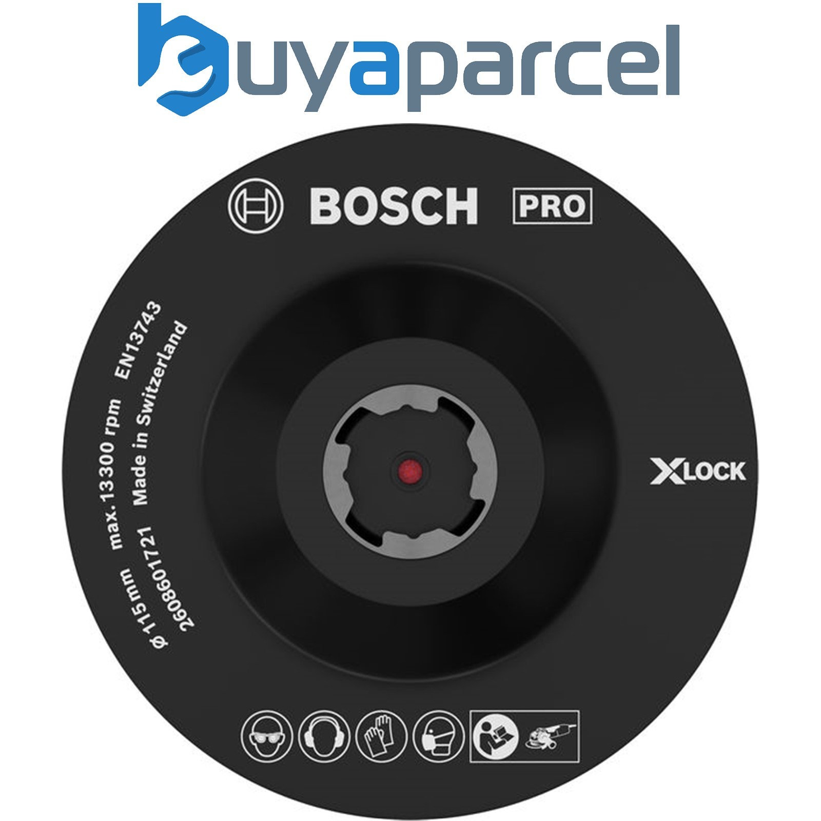 Bosch cutting/grinding PRO Backing Pad X-Lock 115 mm Hook-and-Loop 2608601721